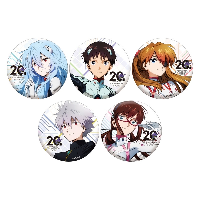 EVA STORE新世紀福音戰士日版胸章組-20周年
