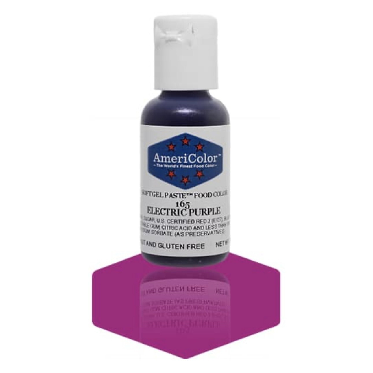AmeriColor Soft Gel Paste Food Colour Electric Purple 21g