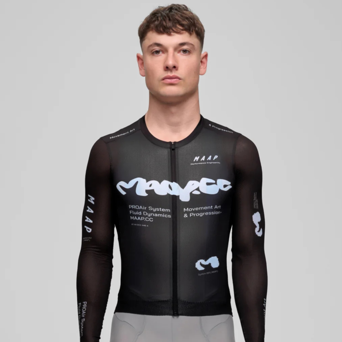 【MAAP】Strata Pro Air LS Jersey 3.0 男性長袖車衣  / DARK CHOC