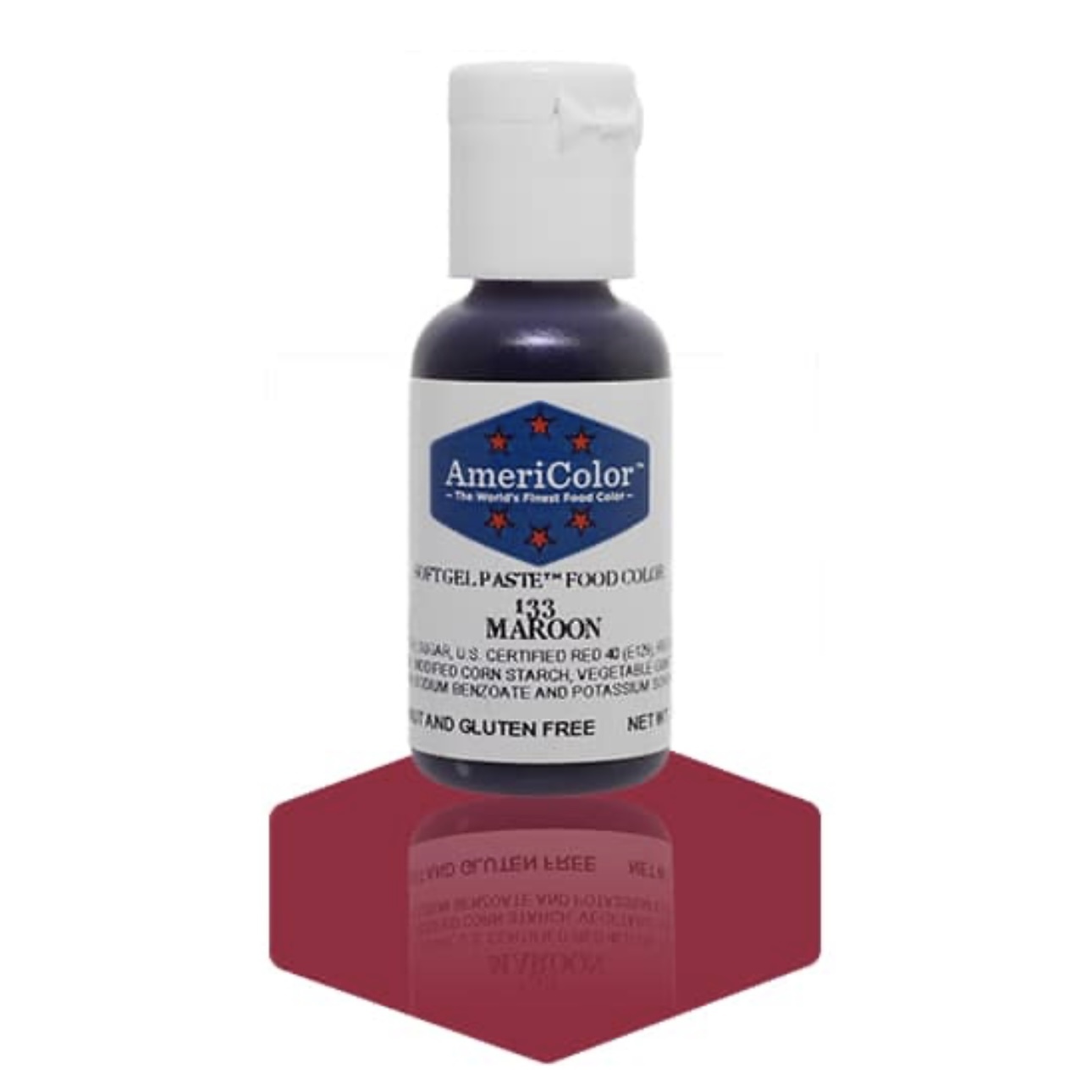 AmeriColor Soft Gel Paste Food Colour Maroon 21g