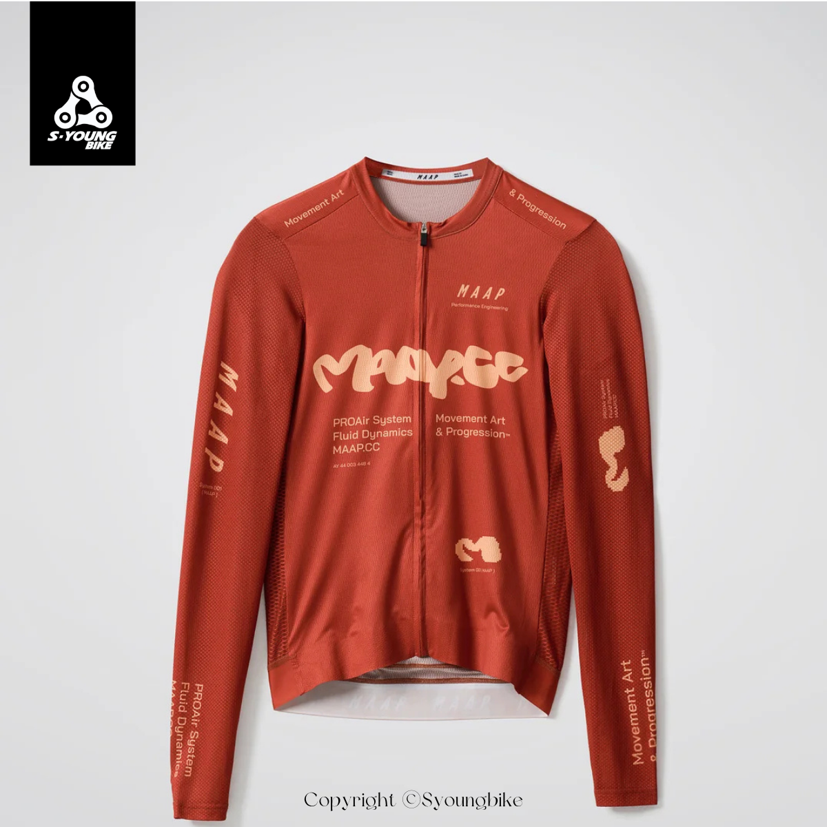【MAAP】Strata Pro Air LS Jersey 3.0 男性長袖車衣  / PICANTE