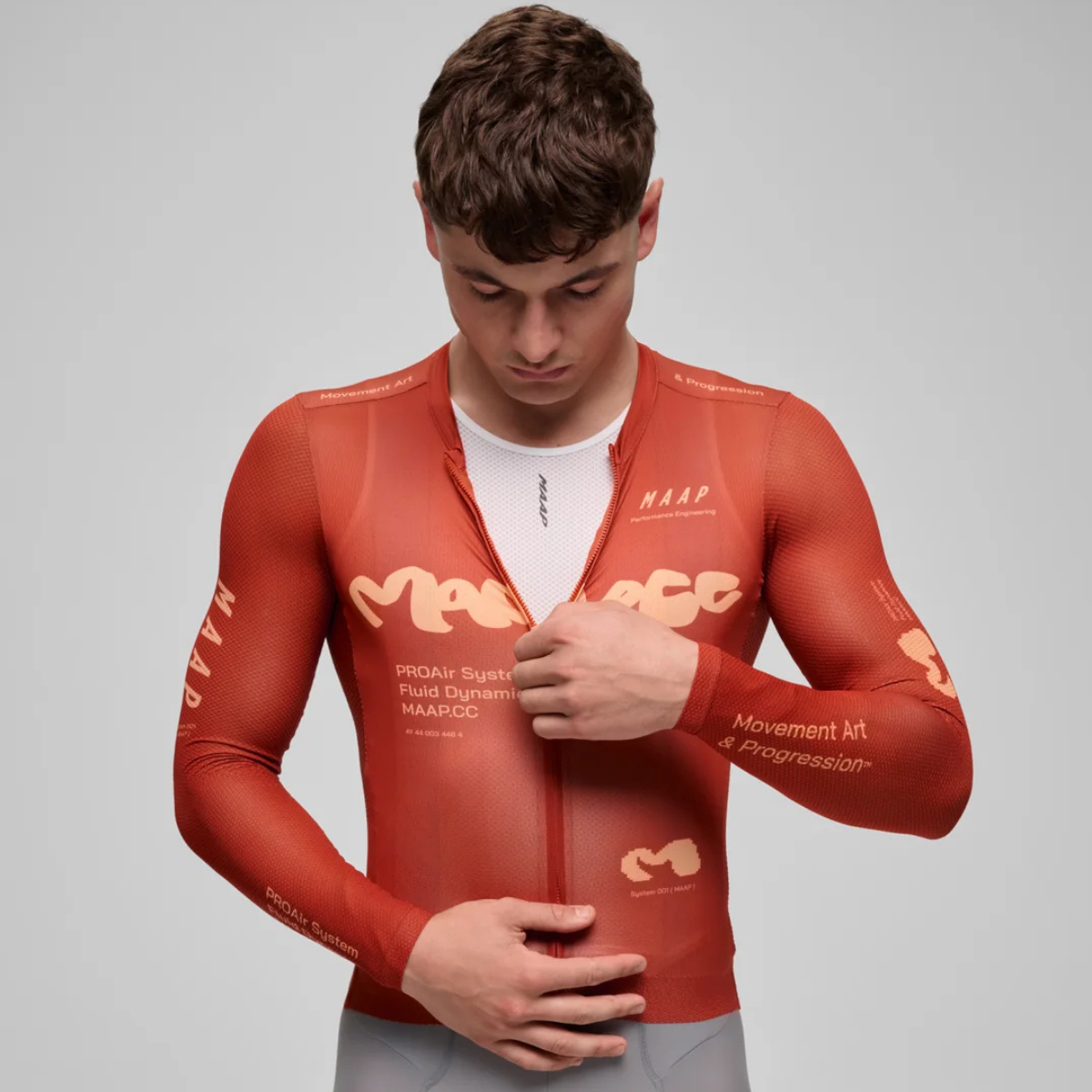 【MAAP】Strata Pro Air LS Jersey 3.0 男性長袖車衣  / PICANTE