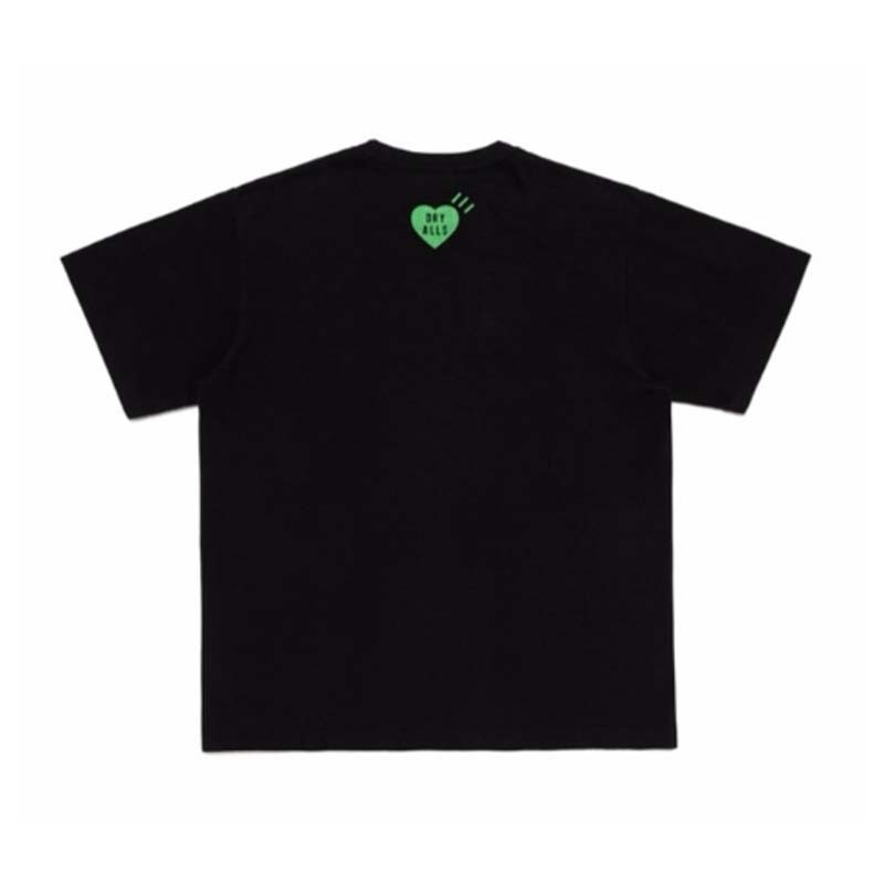 HUMAN MADE KYOTO 京都限定 綠愛心 短T 短袖 黑色 HM31TE052-BK [台灣現貨]
