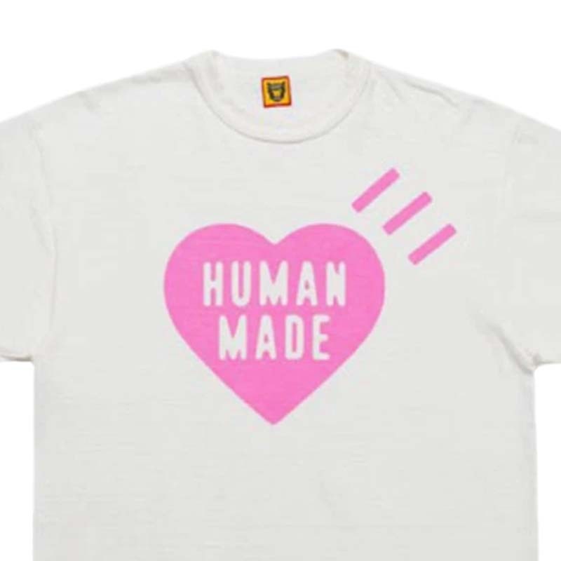 HUMAN MADE 原宿限定 粉愛心 短T 短袖 白色 RAY-134 [台灣現貨]