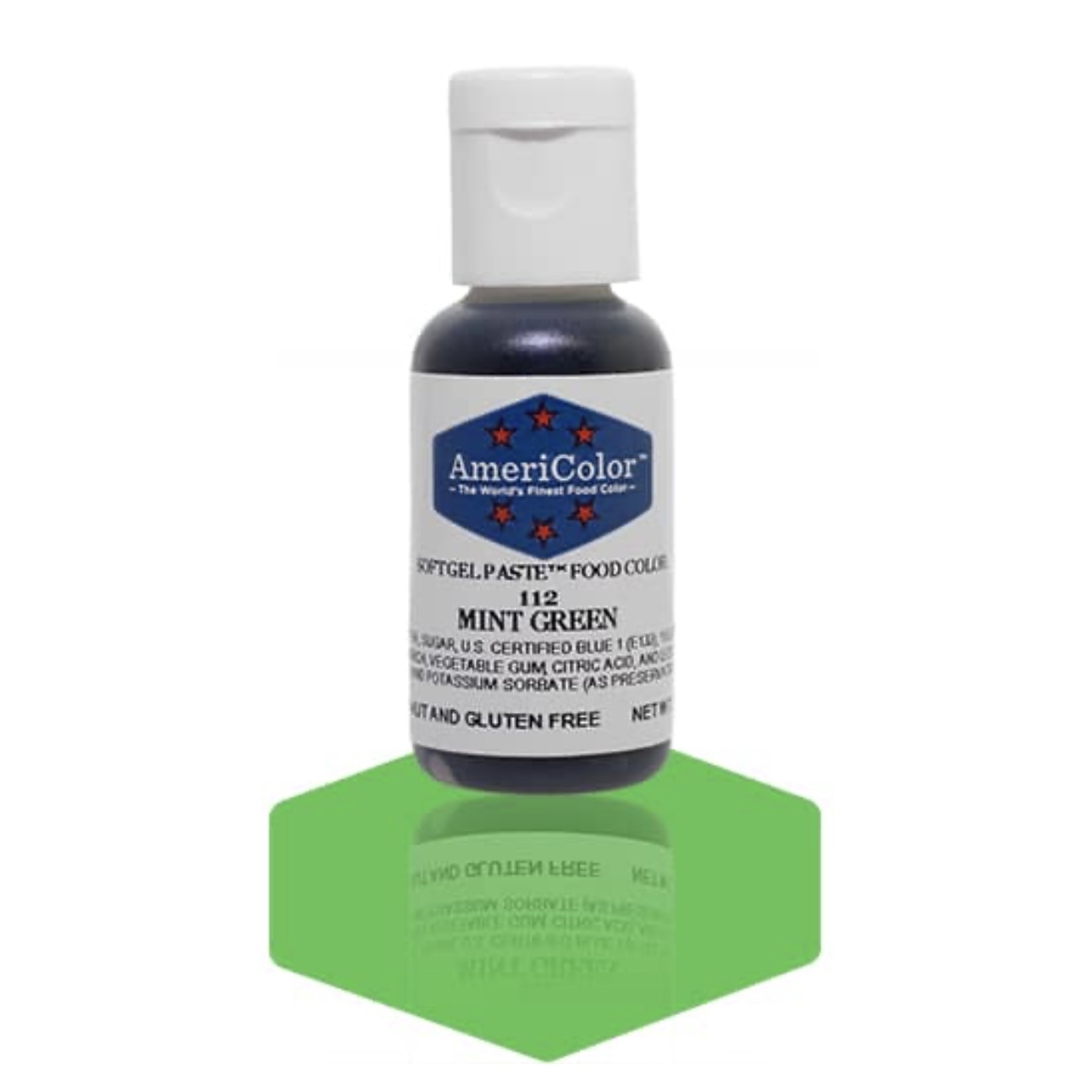 AmeriColor Soft Gel Paste Food Colour Mint Green 21g