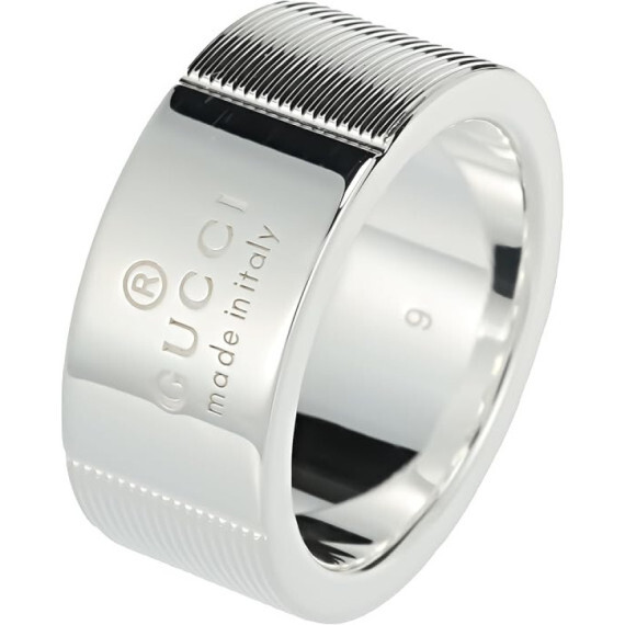 包郵優惠 Gucci Unisex Silver Ring #2607