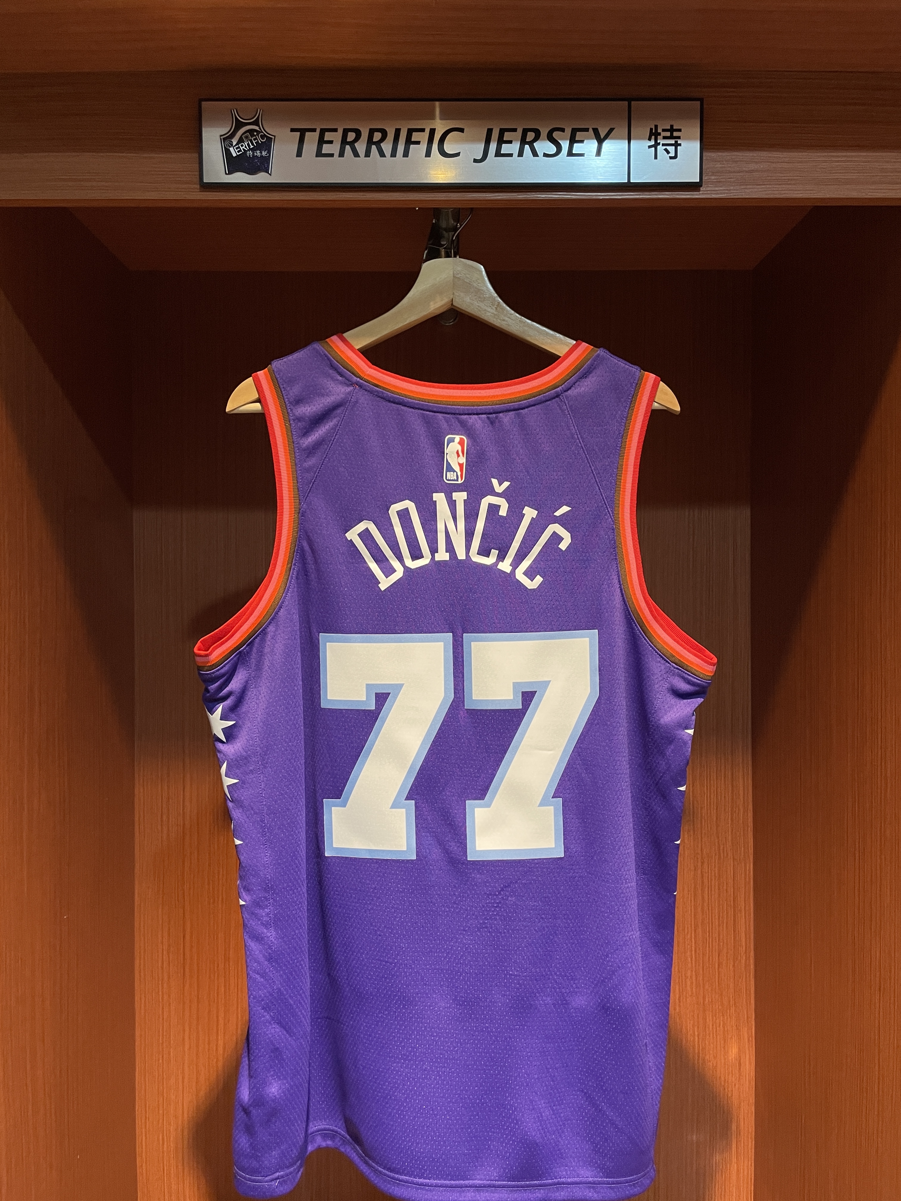 NBA球衣 Luka Doncic 19-20 新秀賽 世界隊 World Rising Star Jordan Swingman 球迷版 熱轉印 全新
