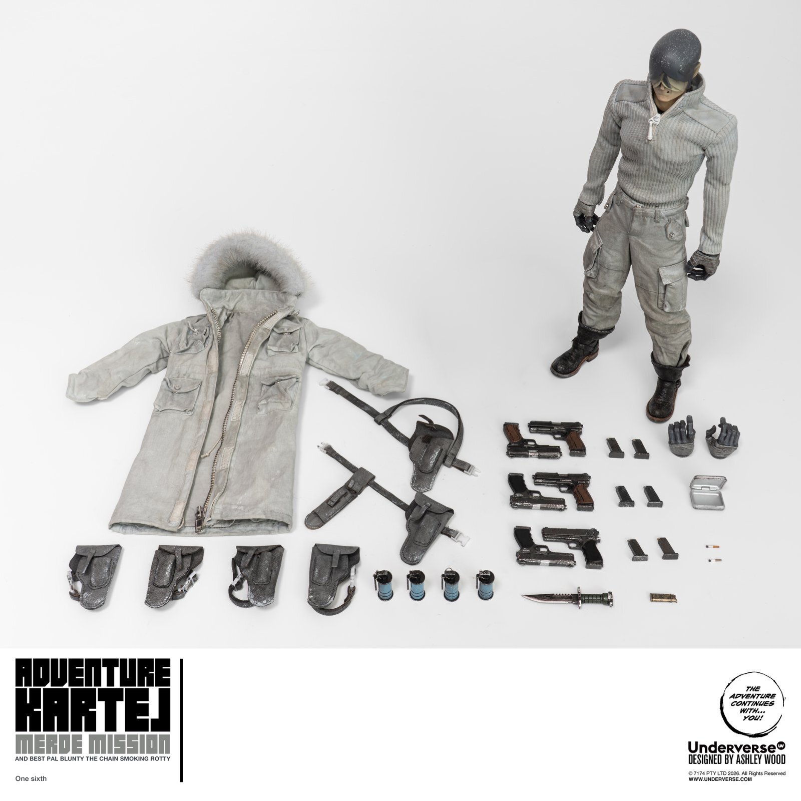 (預訂) Underverse UV20260402 1/6 th Collection Cold Bugger Adventure Merde & Blunter