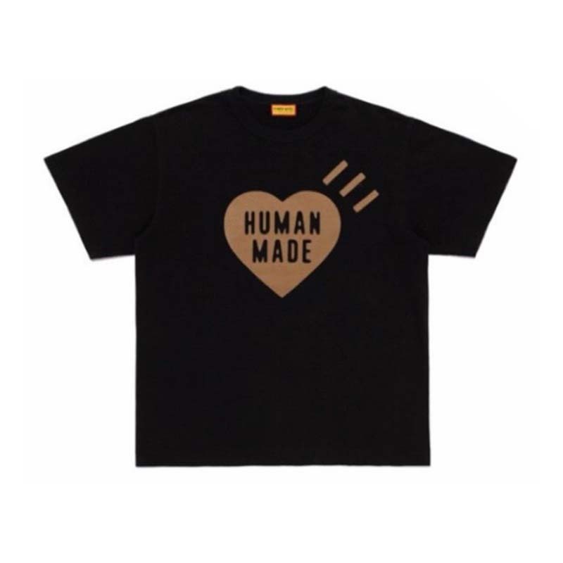 HUMAN MADE 棕大愛心 短T 短袖 黑色 RAY-141 [台灣現貨]