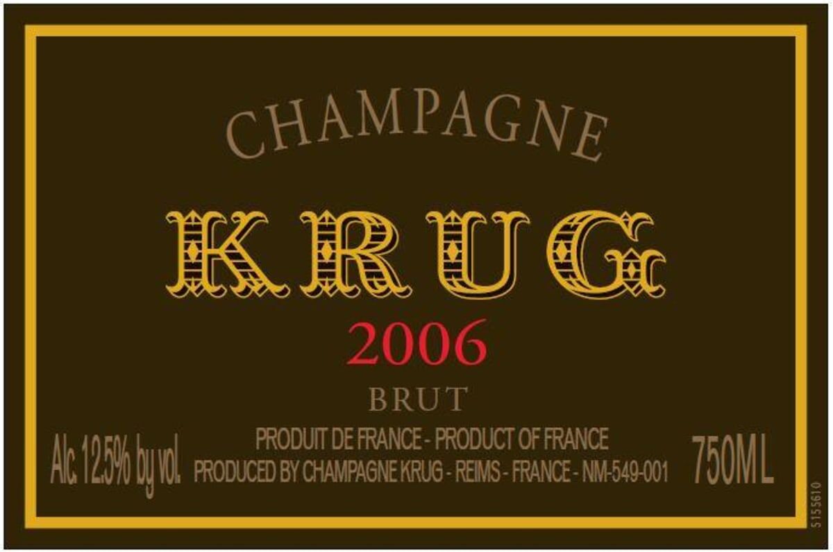 Krug Vintage Brut 2006 (RP97)