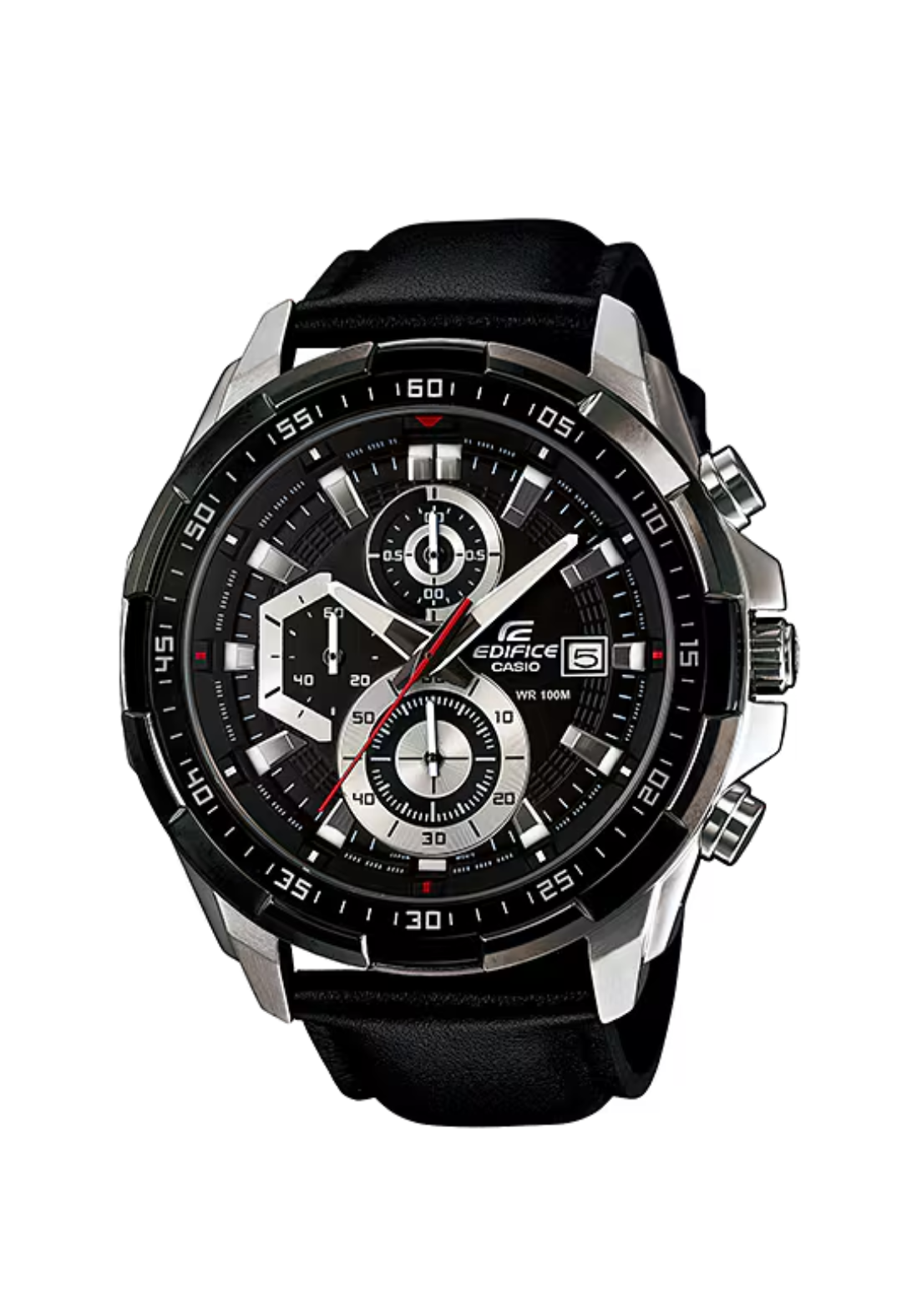 Casio 49.5mm 真皮錶帶 EFR-539L-1A