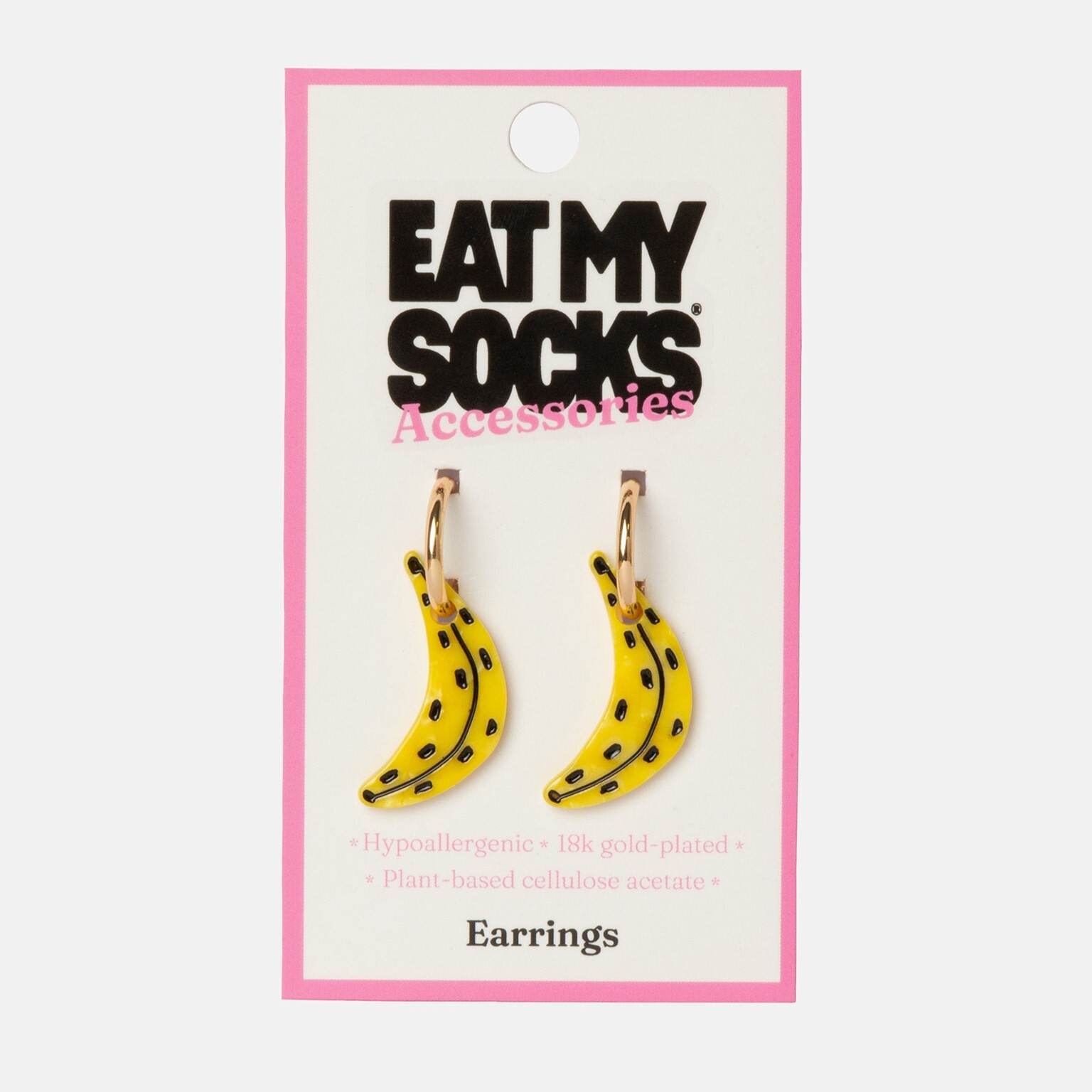 EAT MY SOCKS ｜耳環｜香蕉