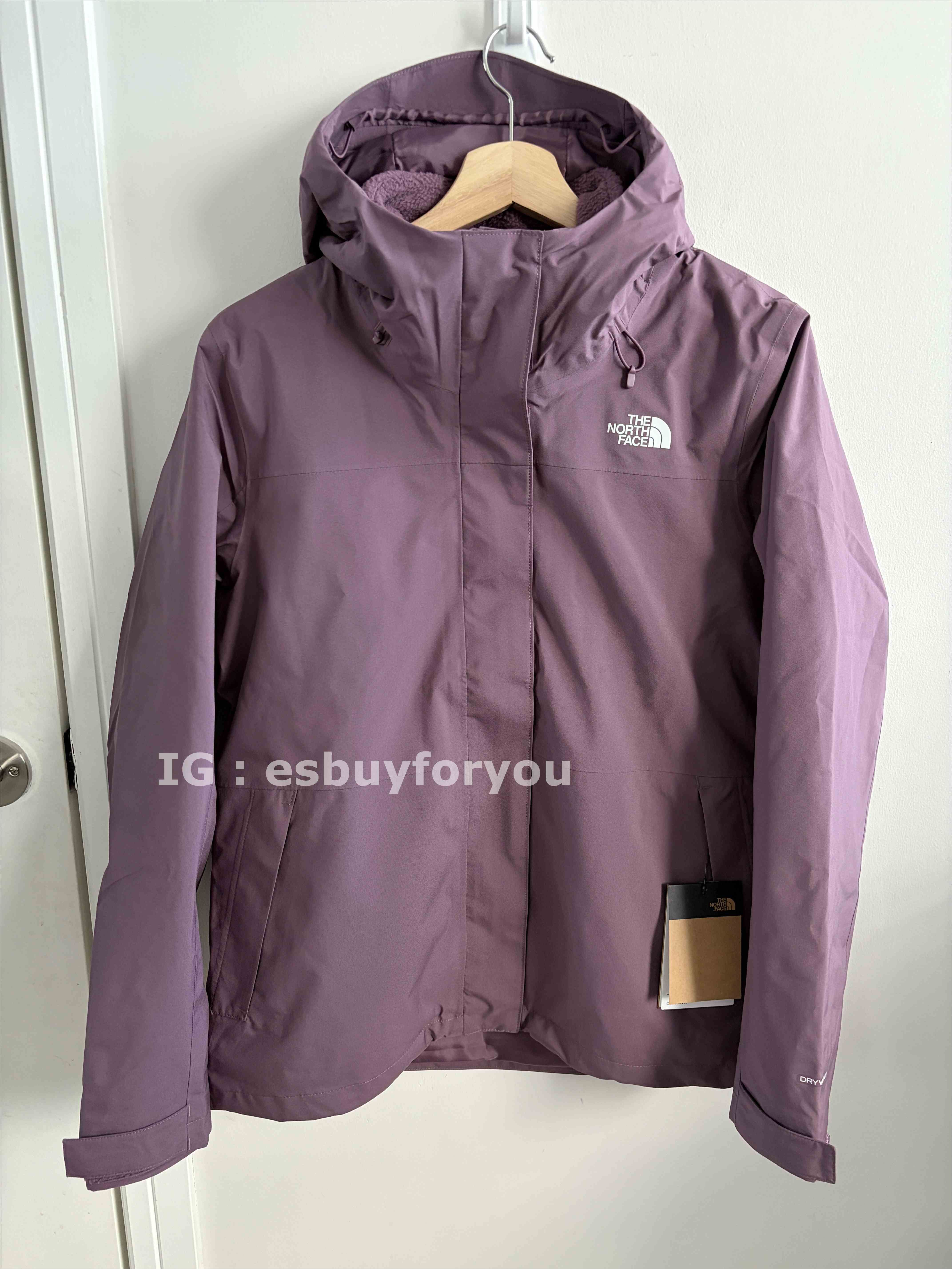 THE NORTH FACE 女大人  三合一 TORO 搖立絨刷毛內裡 防風 防水 連帽 風衣外套 (內裡可單穿)