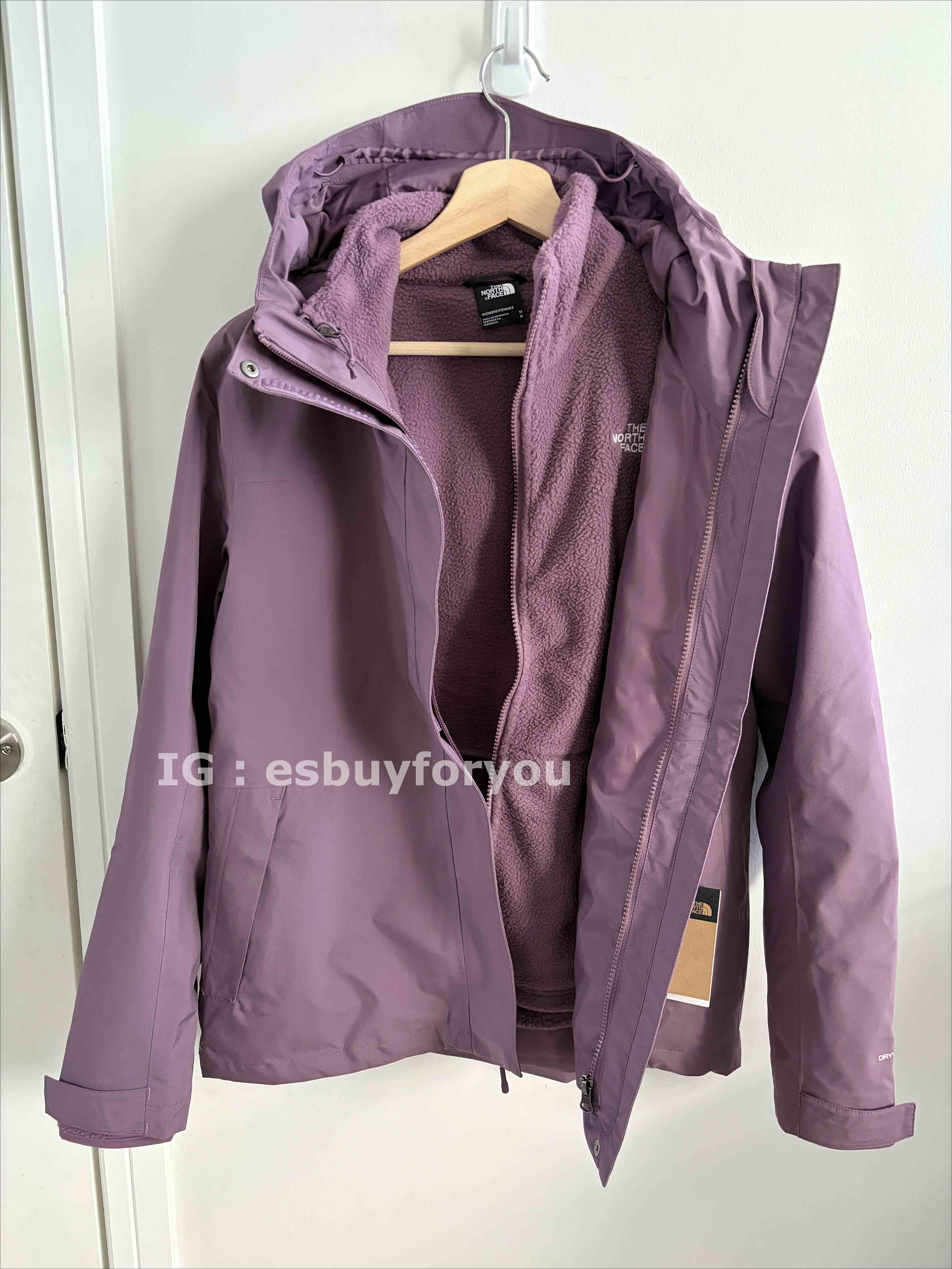 THE NORTH FACE 女大人  三合一 TORO 搖立絨刷毛內裡 防風 防水 連帽 風衣外套 (內裡可單穿)