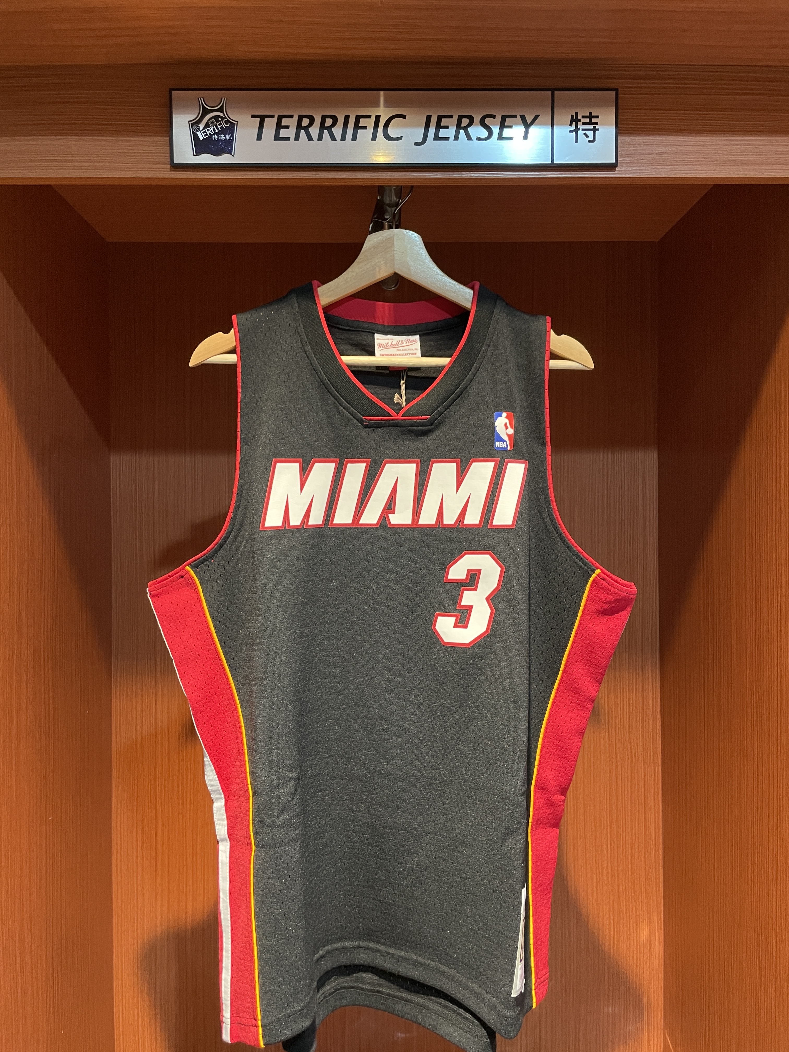 NBA球衣 Dwyane Wade 邁阿密熱火黑 12-13 M&N Swingman G2 球迷版 熱轉印 全新