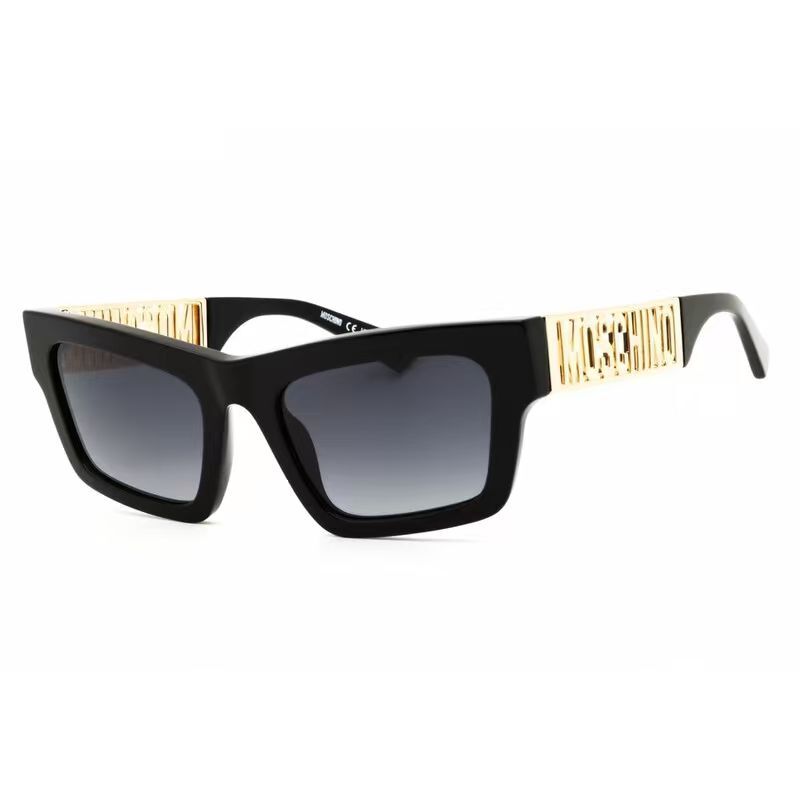 【預購】Moschino H082671 女裝方框太陽眼鏡 (漸灰鏡片/黑色鏡框)