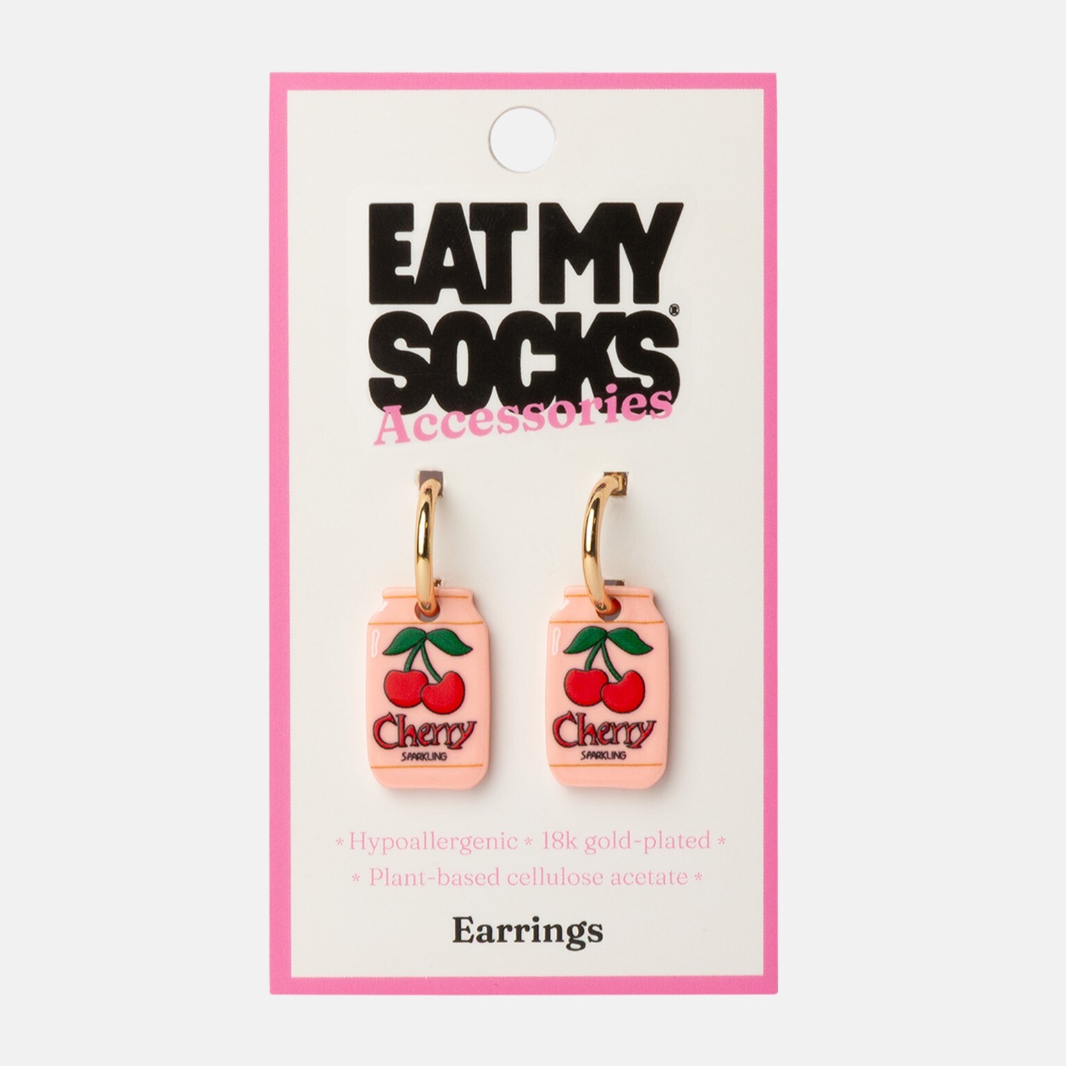 EAT MY SOCKS ｜耳環｜櫻桃汽水
