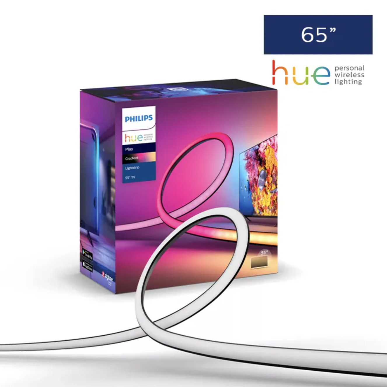Hue Play 65 吋漸變全彩情境燈帶 (電視適用)