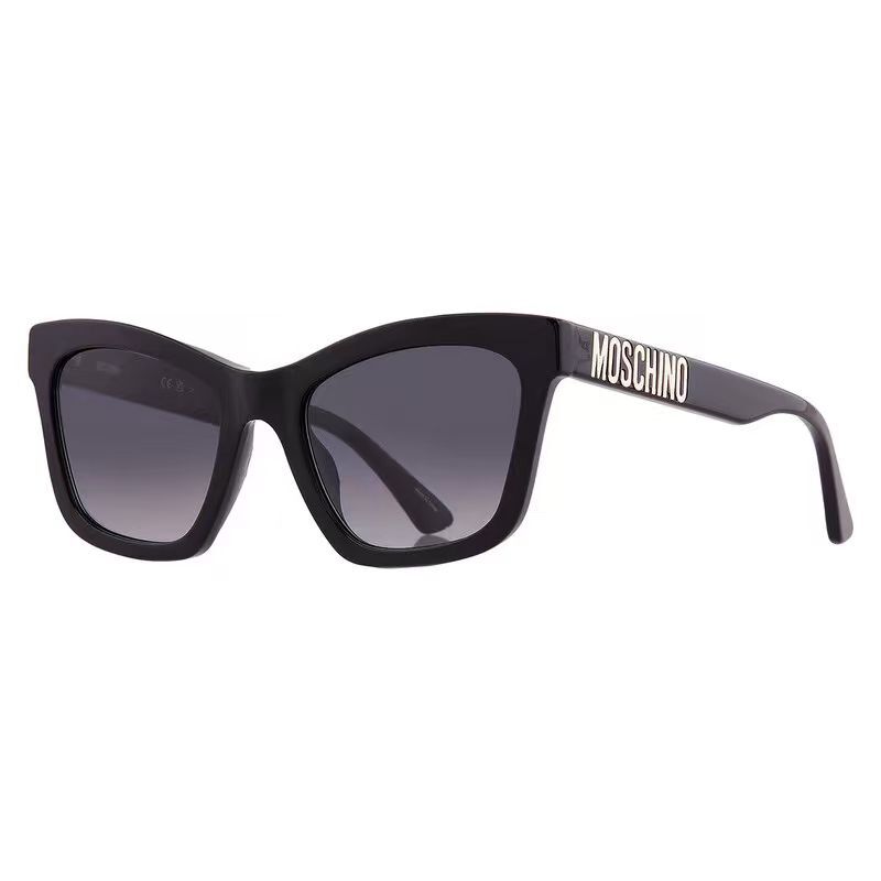 【預購】Moschino H082672 女裝貓眼太陽眼鏡 (深灰漸變鏡片/黑色鏡框)