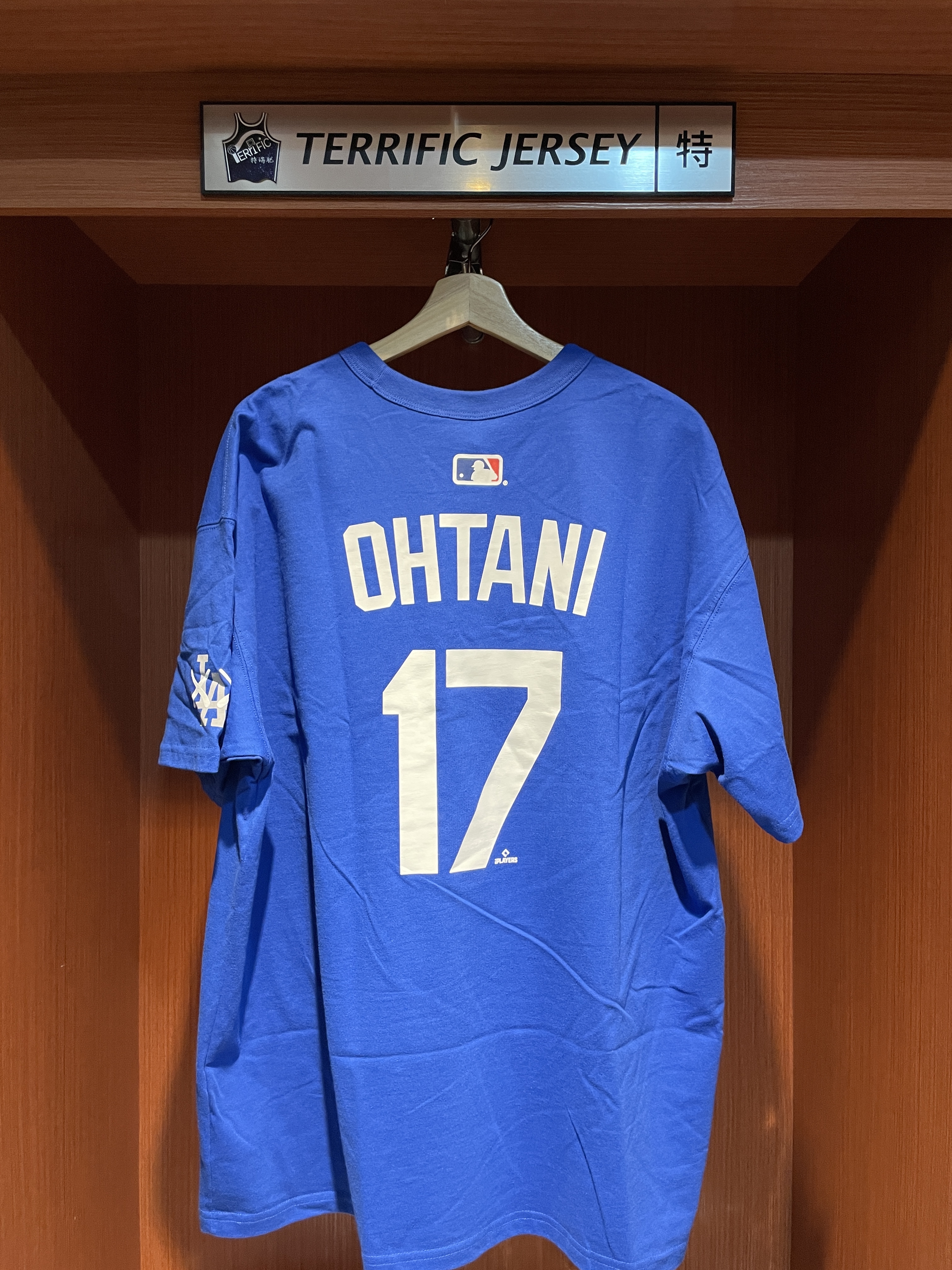 MLB短袖 KAWS X Los Angeles Dodgers Shohei Ohtani 洛杉磯道奇 大谷翔平 聯名款 藍 Nike Player Name Tee 棉質 全新