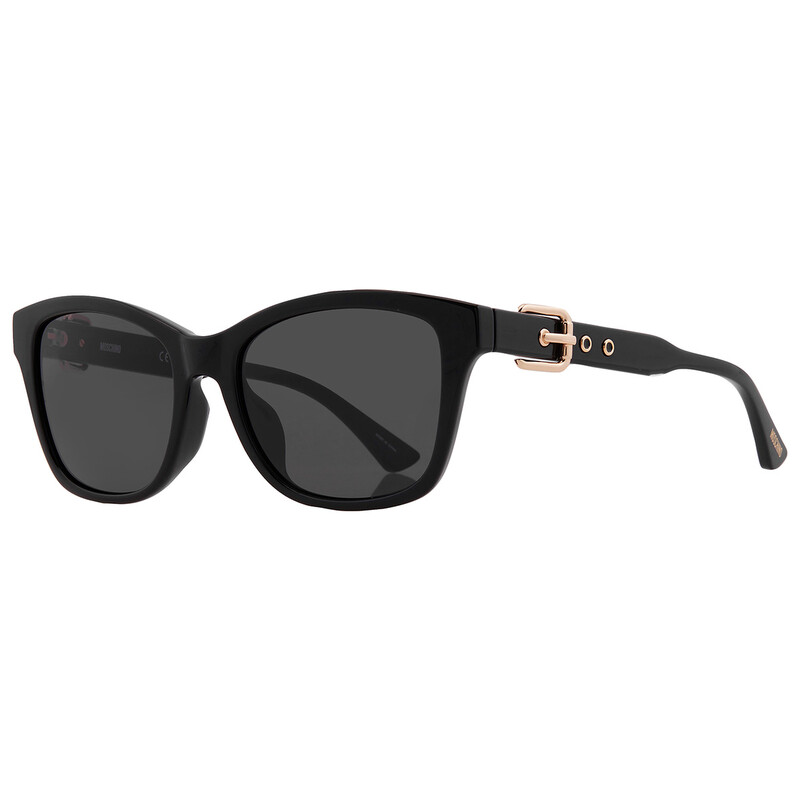 【預購】Moschino H082673 女裝貓眼太陽眼鏡 (灰色鏡片/黑色鏡框)