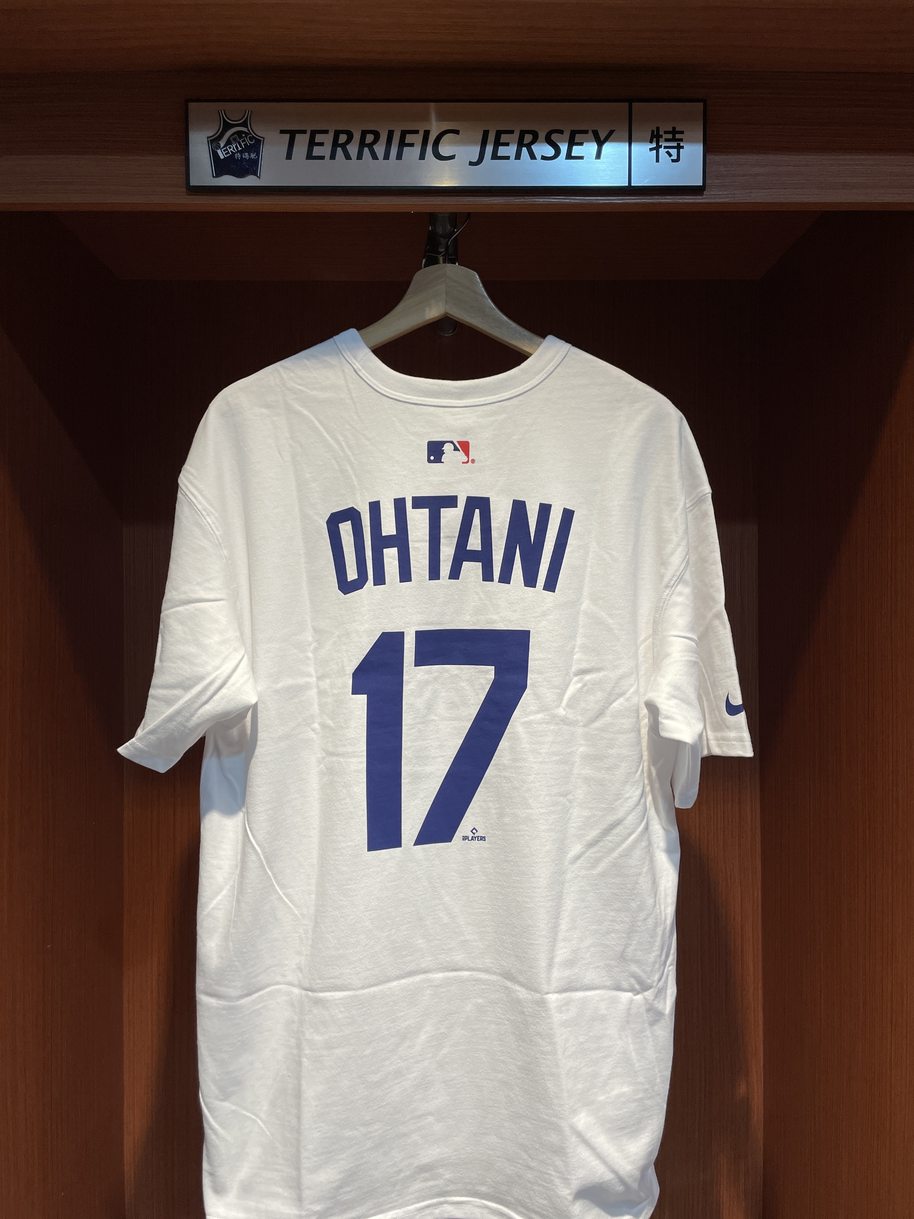 MLB短袖 KAWS X Los Angeles Dodgers Shohei Ohtani 洛杉磯道奇 大谷翔平 聯名款 白 Nike Player Name Tee 棉質 全新
