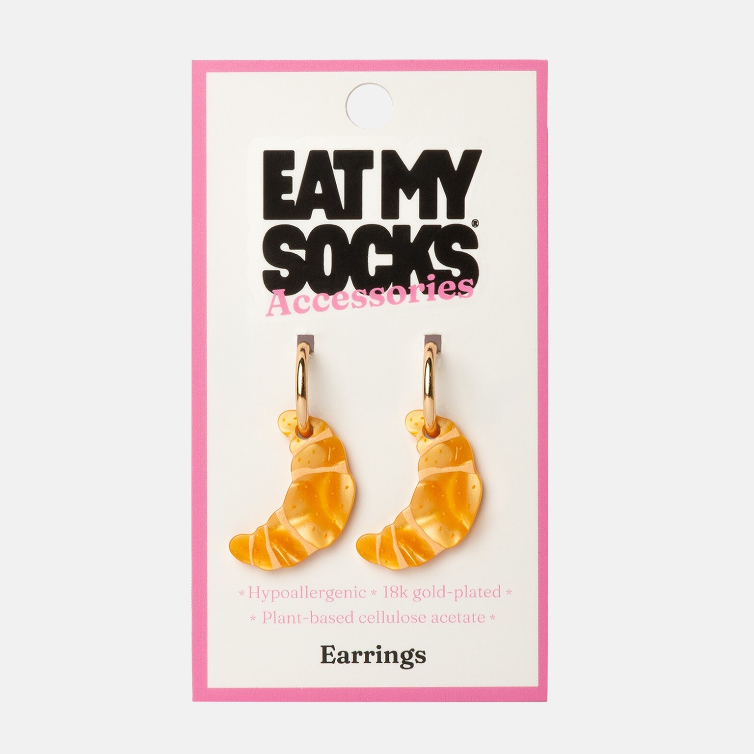EAT MY SOCKS ｜耳環｜可頌