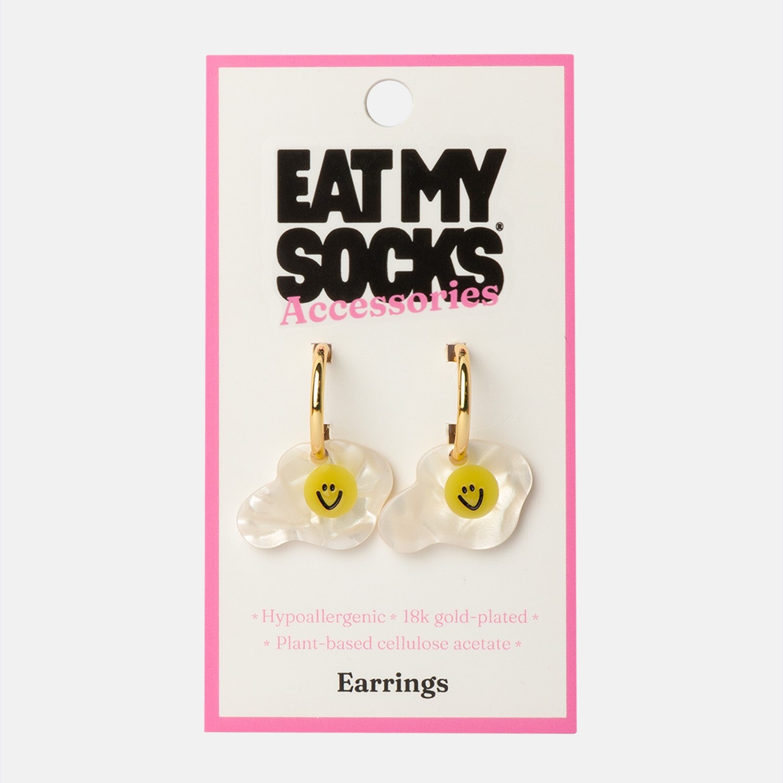 EAT MY SOCKS ｜耳環｜荷包蛋