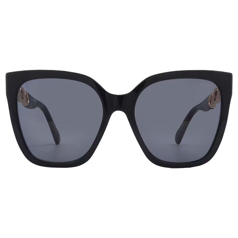 【預購】Moschino H082678 女裝貓眼太陽眼鏡 (灰色鏡片/黑色鏡框)