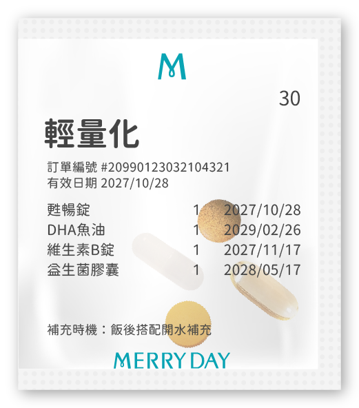 輕量化每日小包裝