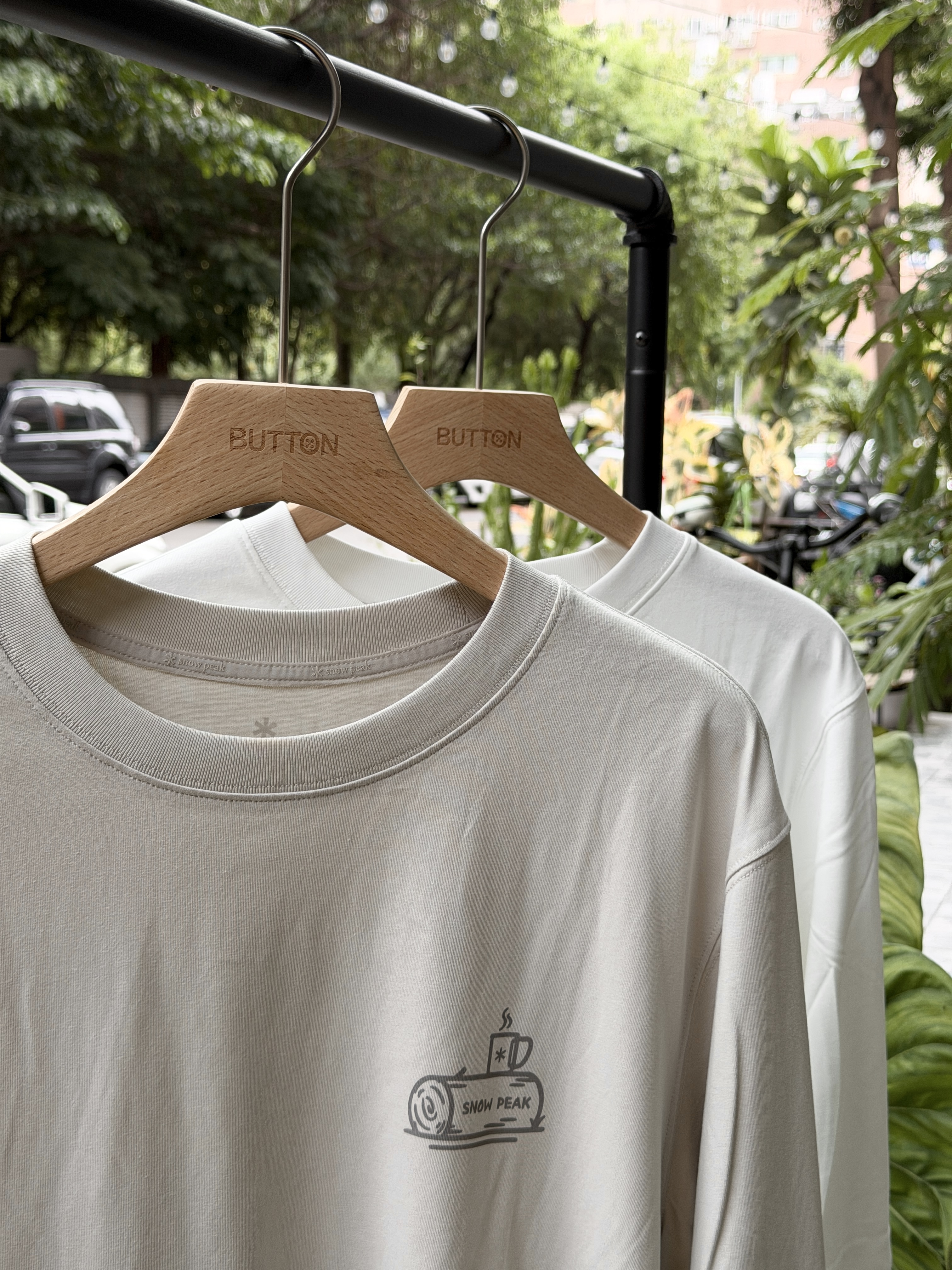 【零碼折扣】Snow Peak Aeroheat Lettering Long Sleeve T-shirt 背後字母 薄長袖 S25FUFTL24