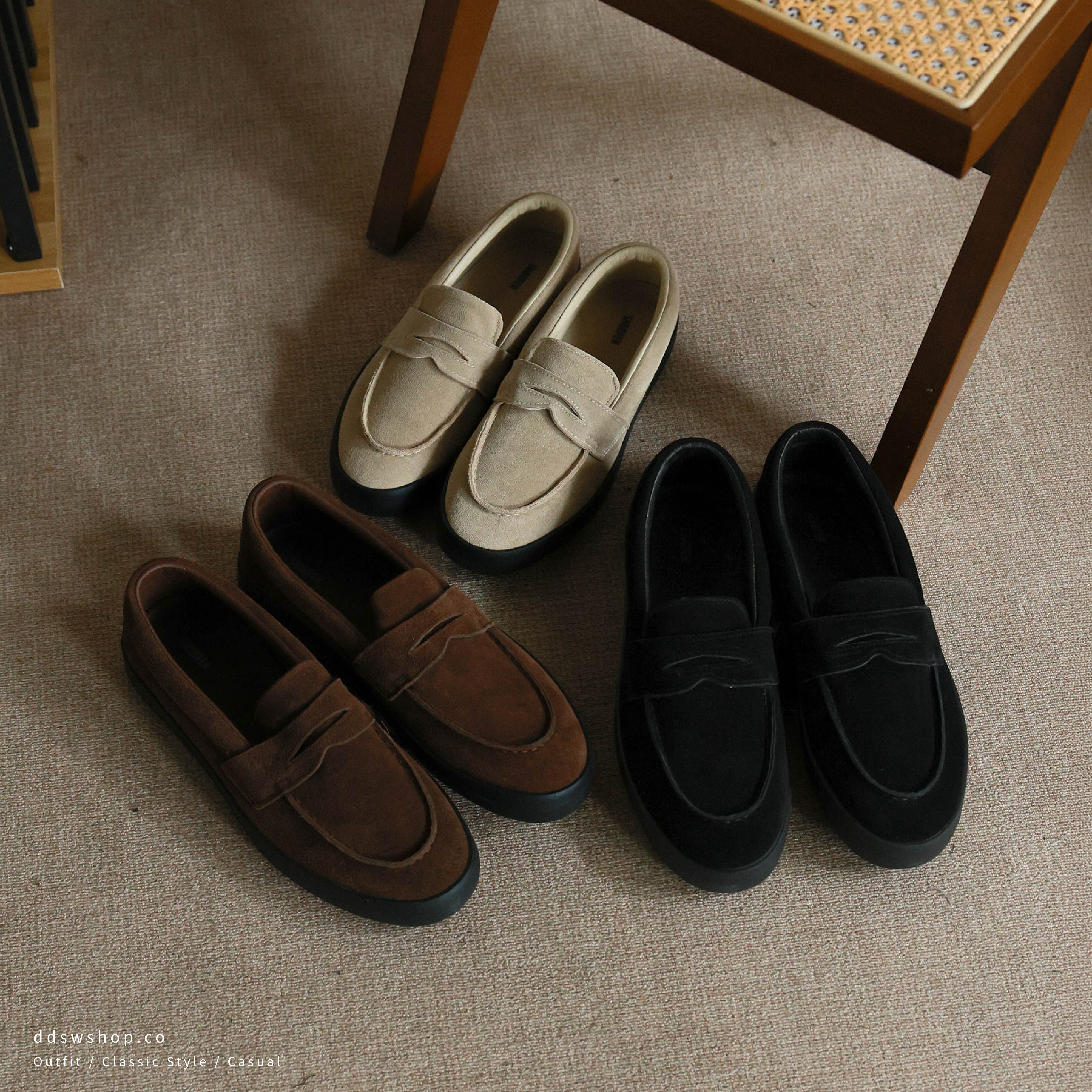 "代購" SHOOPEN Boarder Loafer 厚底樂福鞋