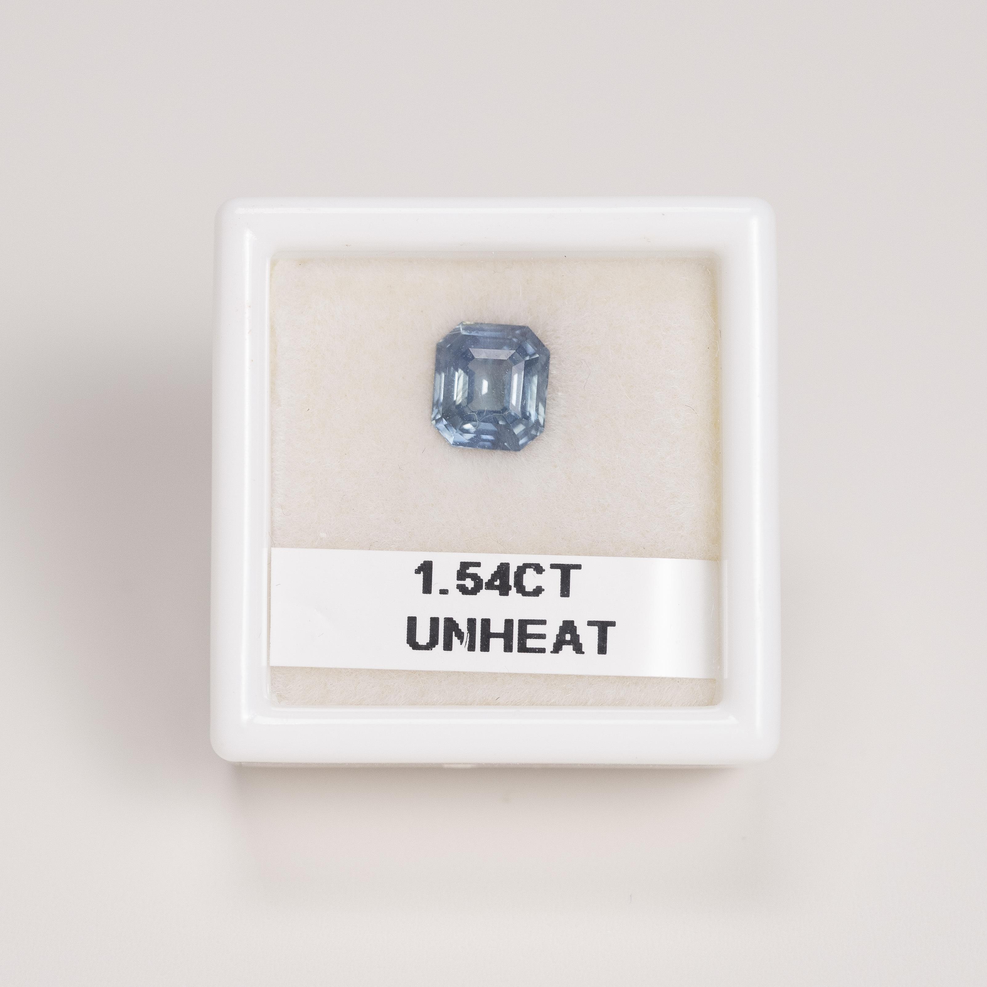 1.54ct Opalescent Blue Sapphire ( Unheated) Loose Gemstone