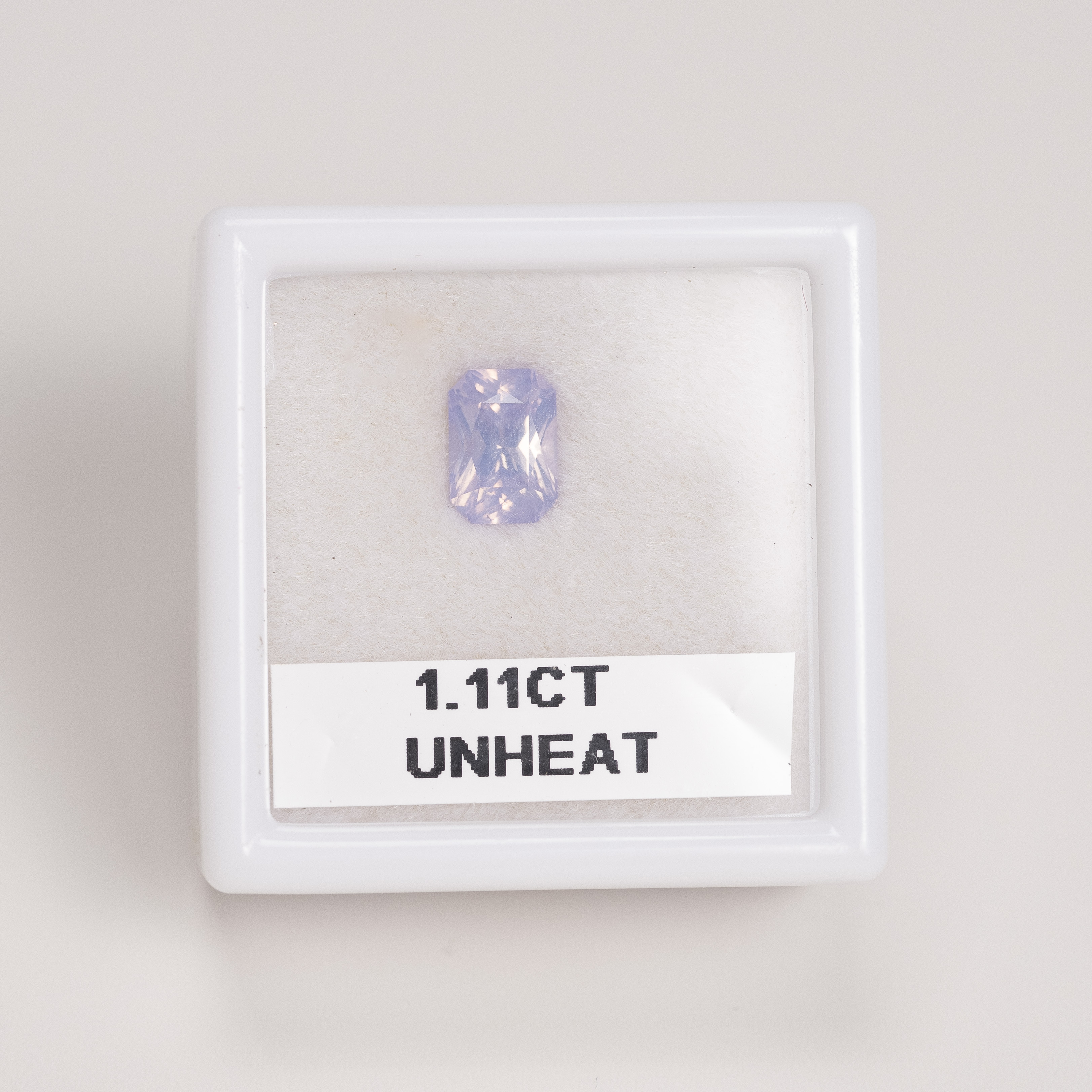 1.11ct Opalescent Pinkish Sapphire ( Unheated) Loose Gemstone
