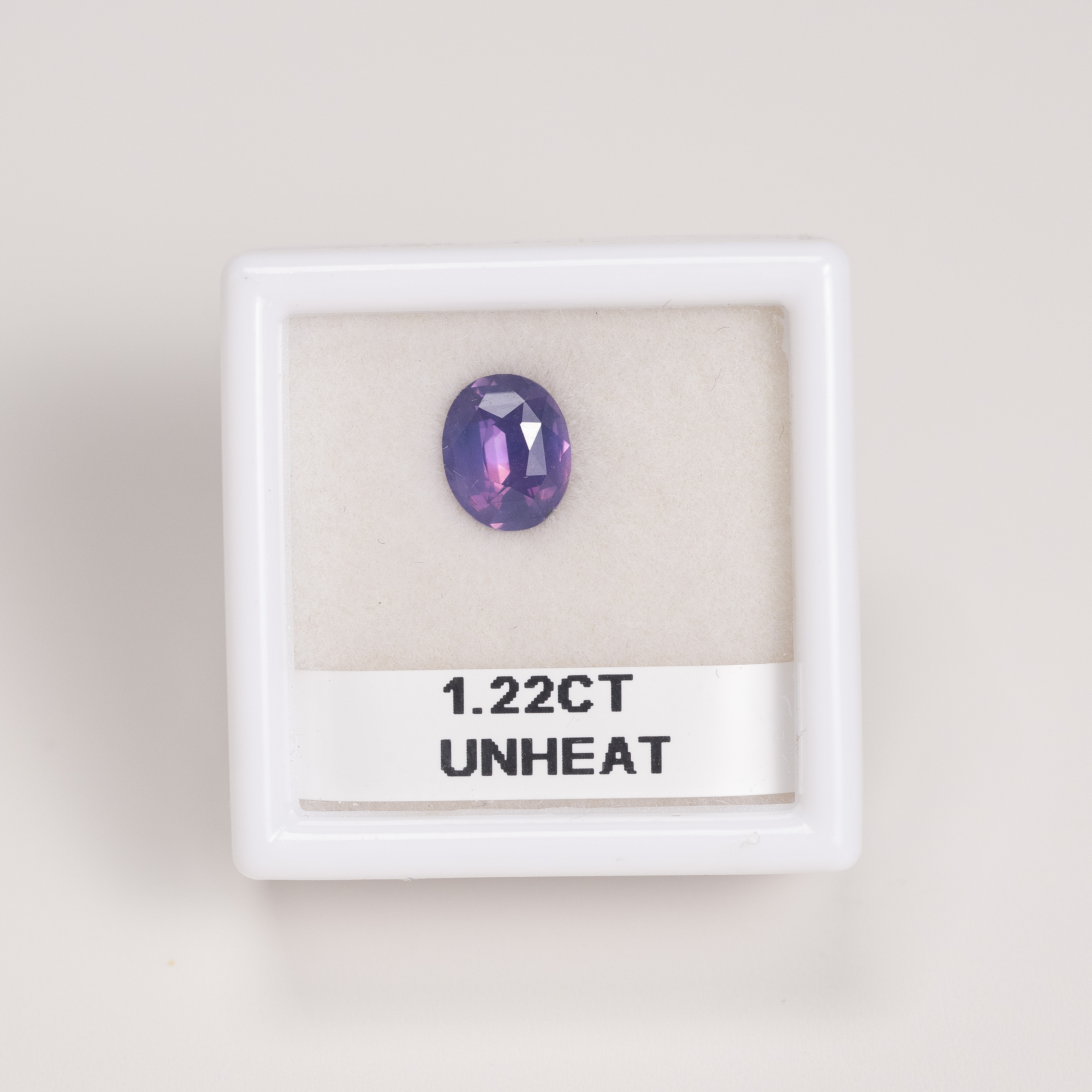 1.22ct Opalescent Violet Sapphire ( Unheated) Loose Gemstone