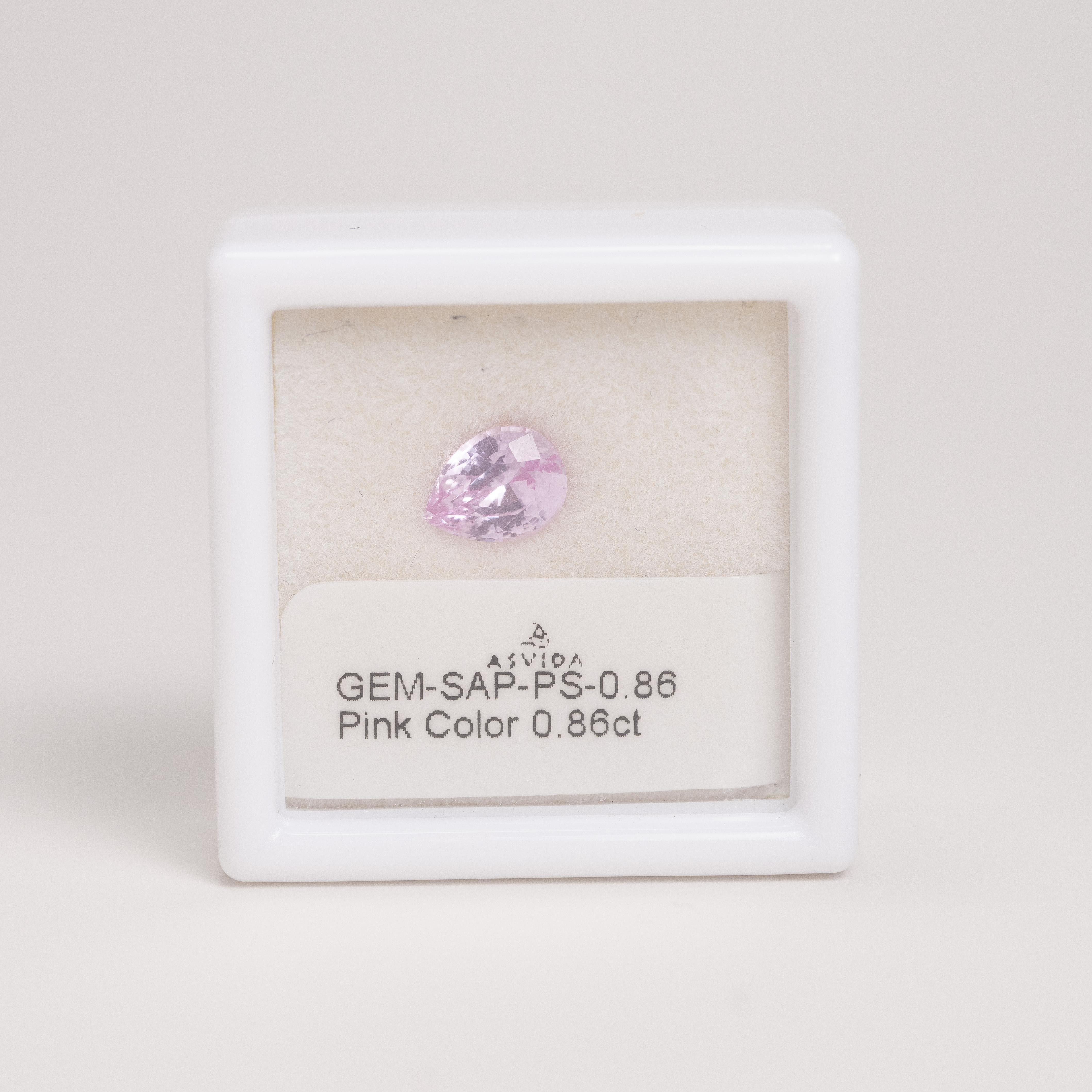 0.86ct Pink Color Sapphire Loose Gemstone