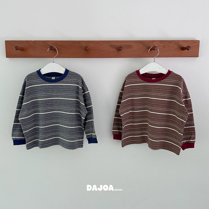 正韓秋DAJOA 兩色受歡迎條紋上衣