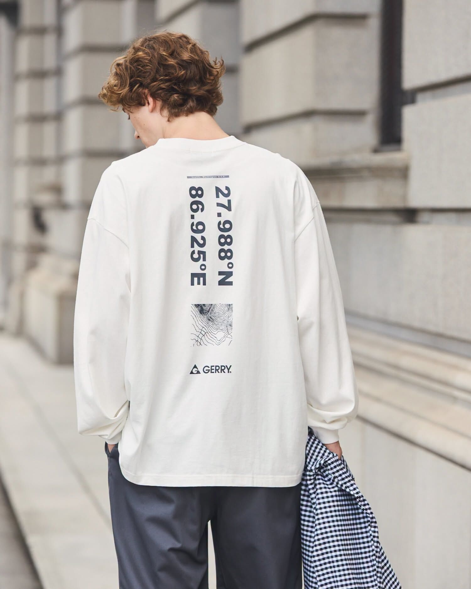 |快閃折扣| ⛰️GERRY 日線別注  座標衛星 L/S Tee