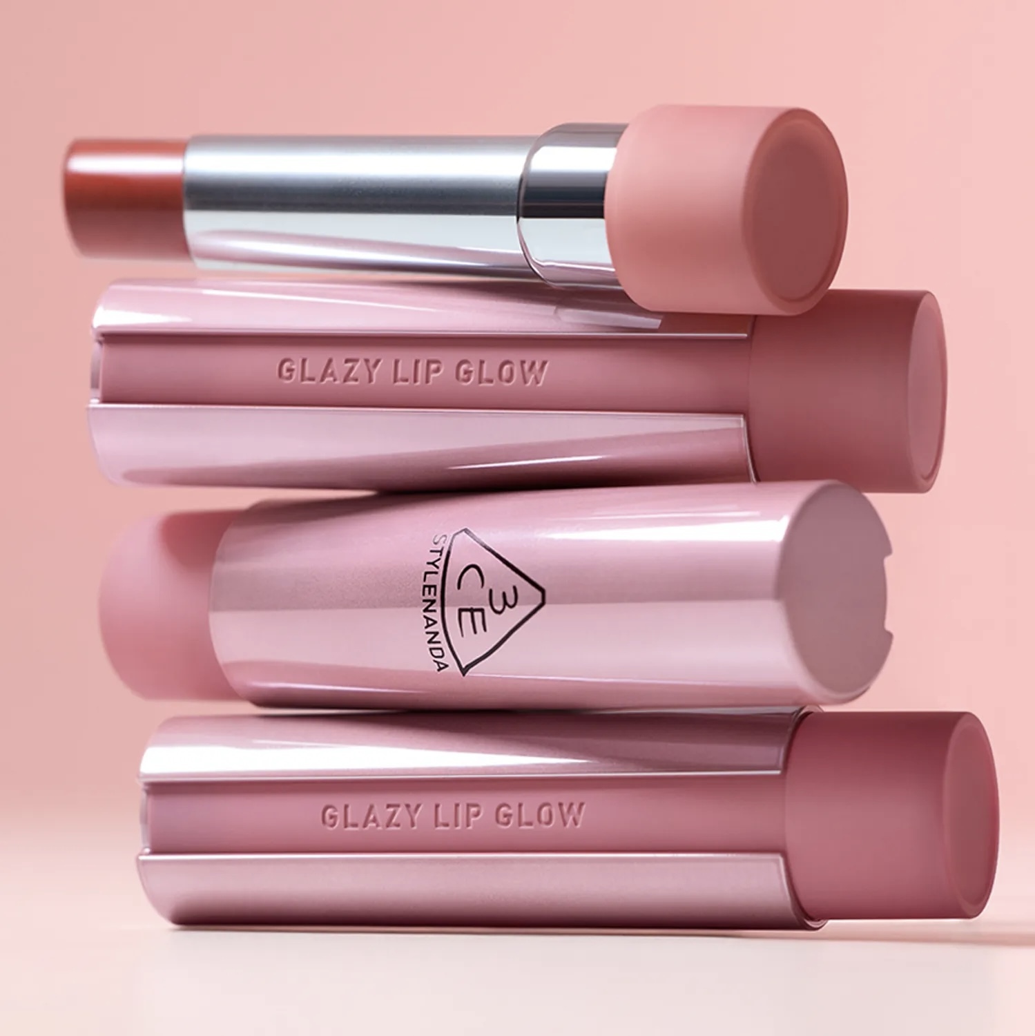 現 貨｜👄3CE 水光潤唇膏 Glazy Lip Glow 3.2g