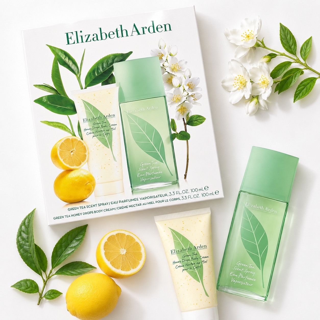 Elizabeth Arden 伊麗莎白雅頓 綠茶香氛禮盒 (香氛噴霧100ml ＋潤膚霜100ml)