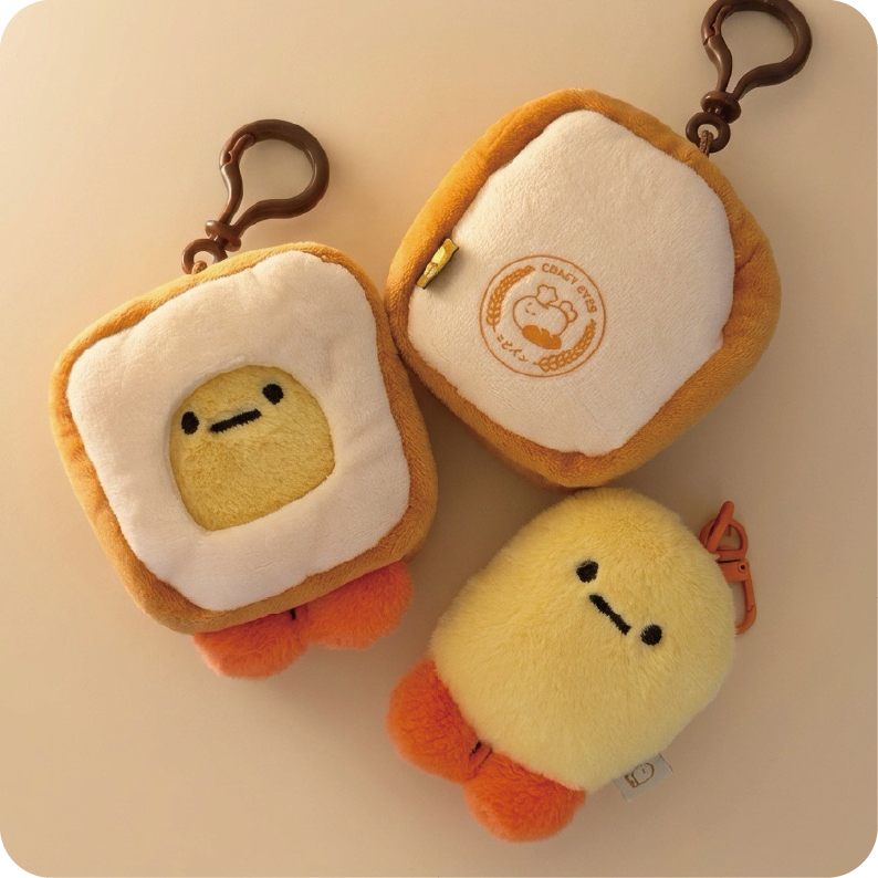 Shrimp Toast Plush Outfit Set (Original Shrimp Plush Included)