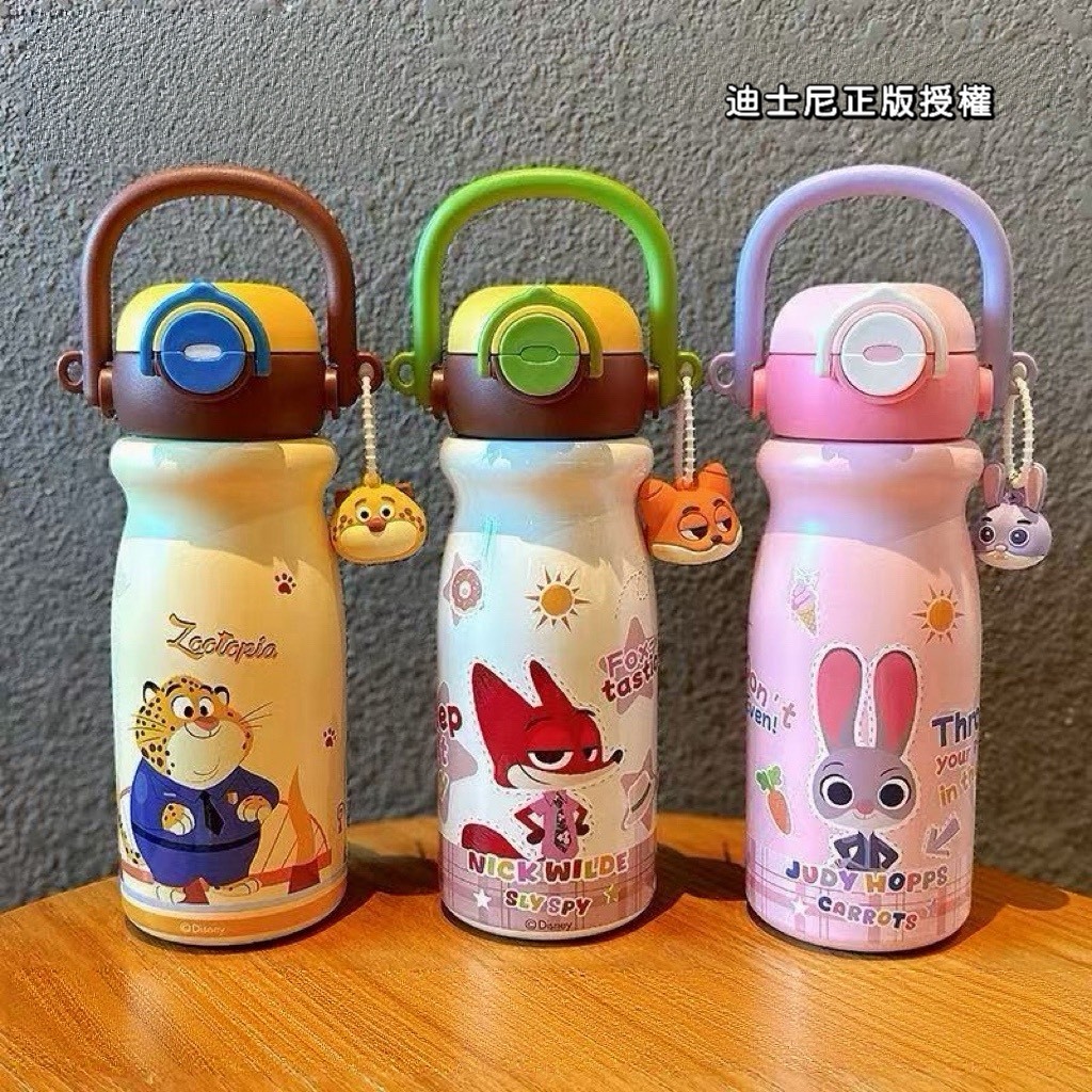 🐰🦊 迪士尼 動物方城市  雙飲保冷保溫杯 550ML