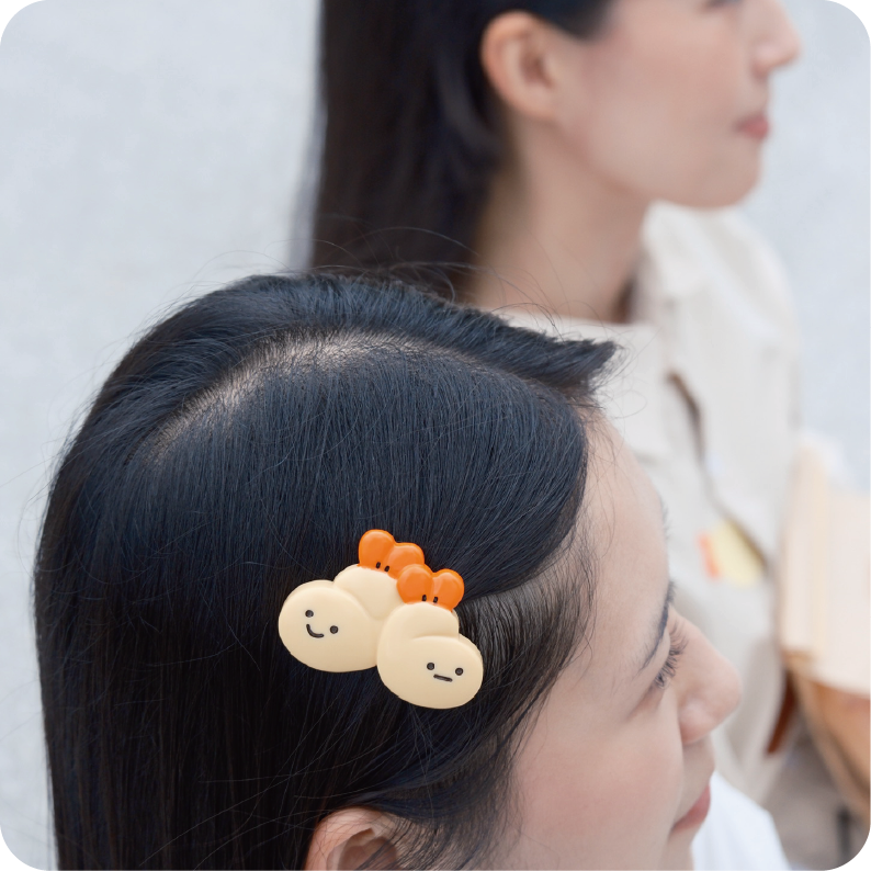 3D Shrimp Hair Clips (2-Pack)