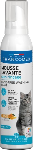 Francodex 貓用．乾洗泡沫150ml