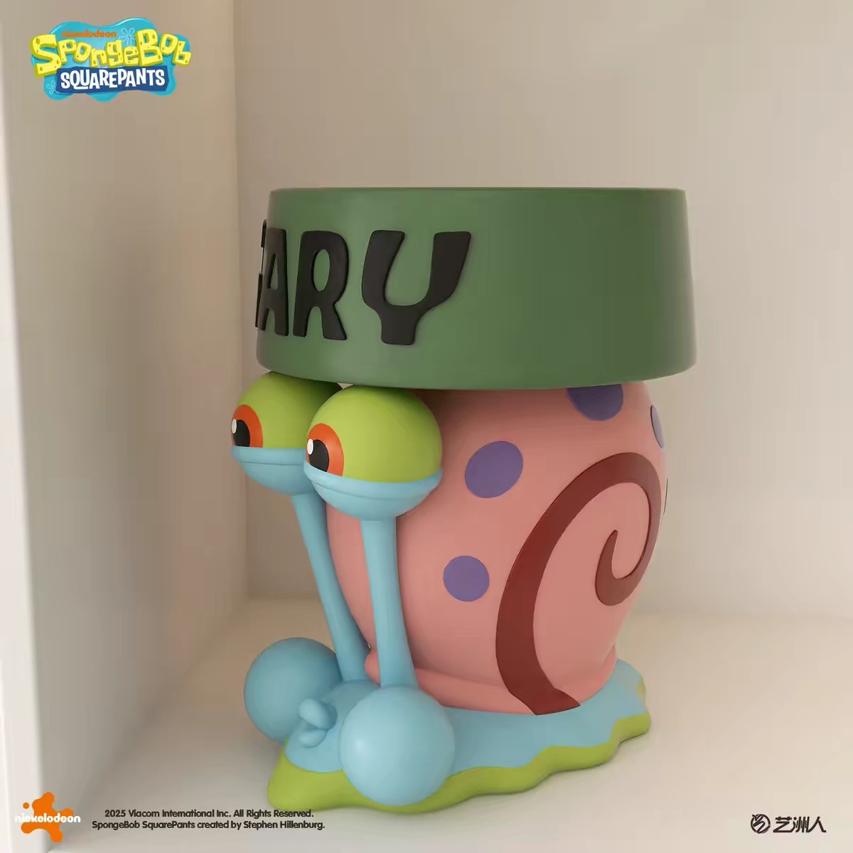 海綿寶寶 小蝸 鑰匙收納擺件