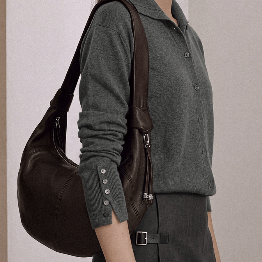 \官方最低價!!/ 飛韓國~$1800!! 入code再減-$100😱✨ Folnua｜AMANT HOBO BAG [4 colors] F32