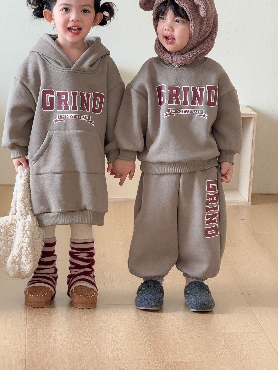 🍁 冬裝 ꒱ 兄弟姐妹 GRIND  套裝組 ꒱ ꒱ ꒱