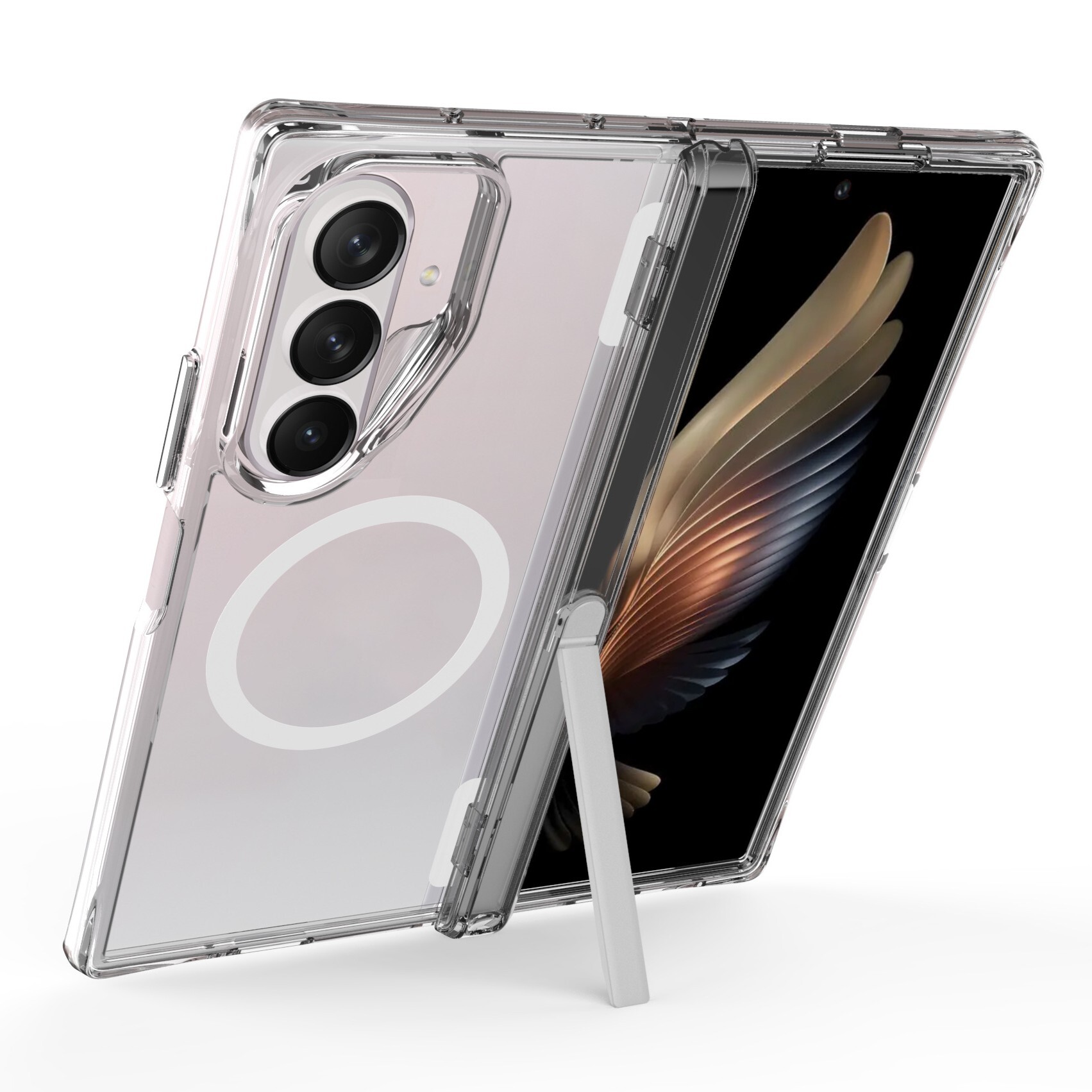XPRO - Mag Armor Pro - Samsung Z Fold 8 Ultra Case  高度防撞透明磁吸支架手機硬殼