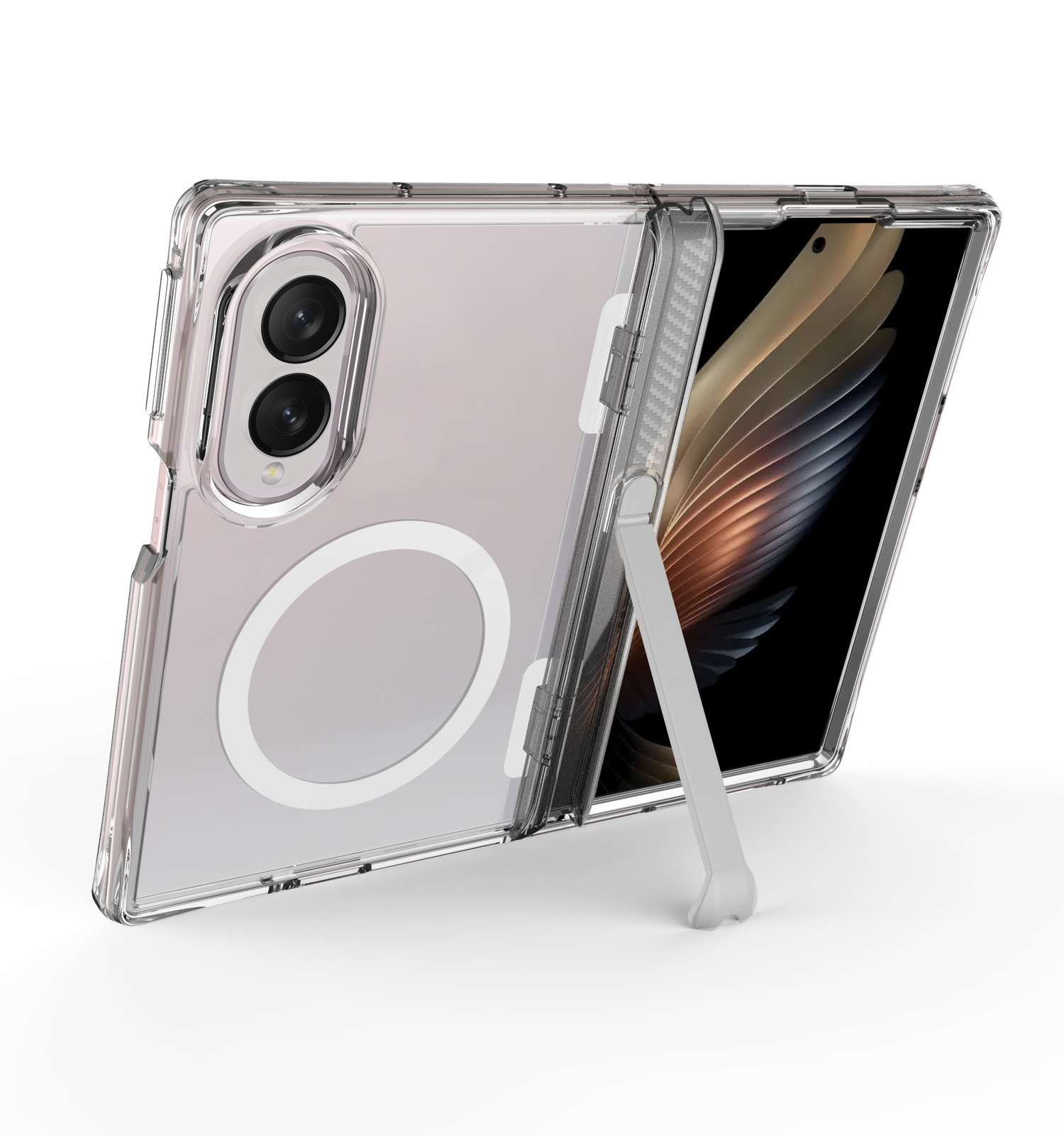 XPRO - Mag Armor Pro - Samsung Z Fold 8 Ultra Case  高度防撞透明磁吸支架手機硬殼