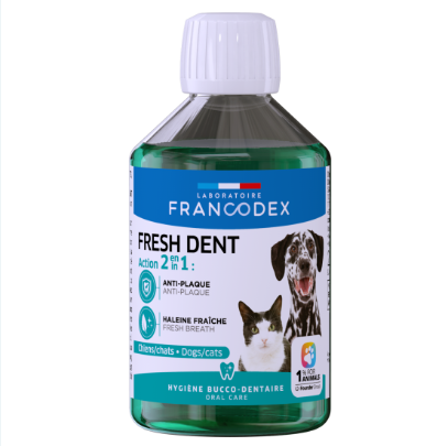 Francodex 貓狗合用 潔齒水．250ml